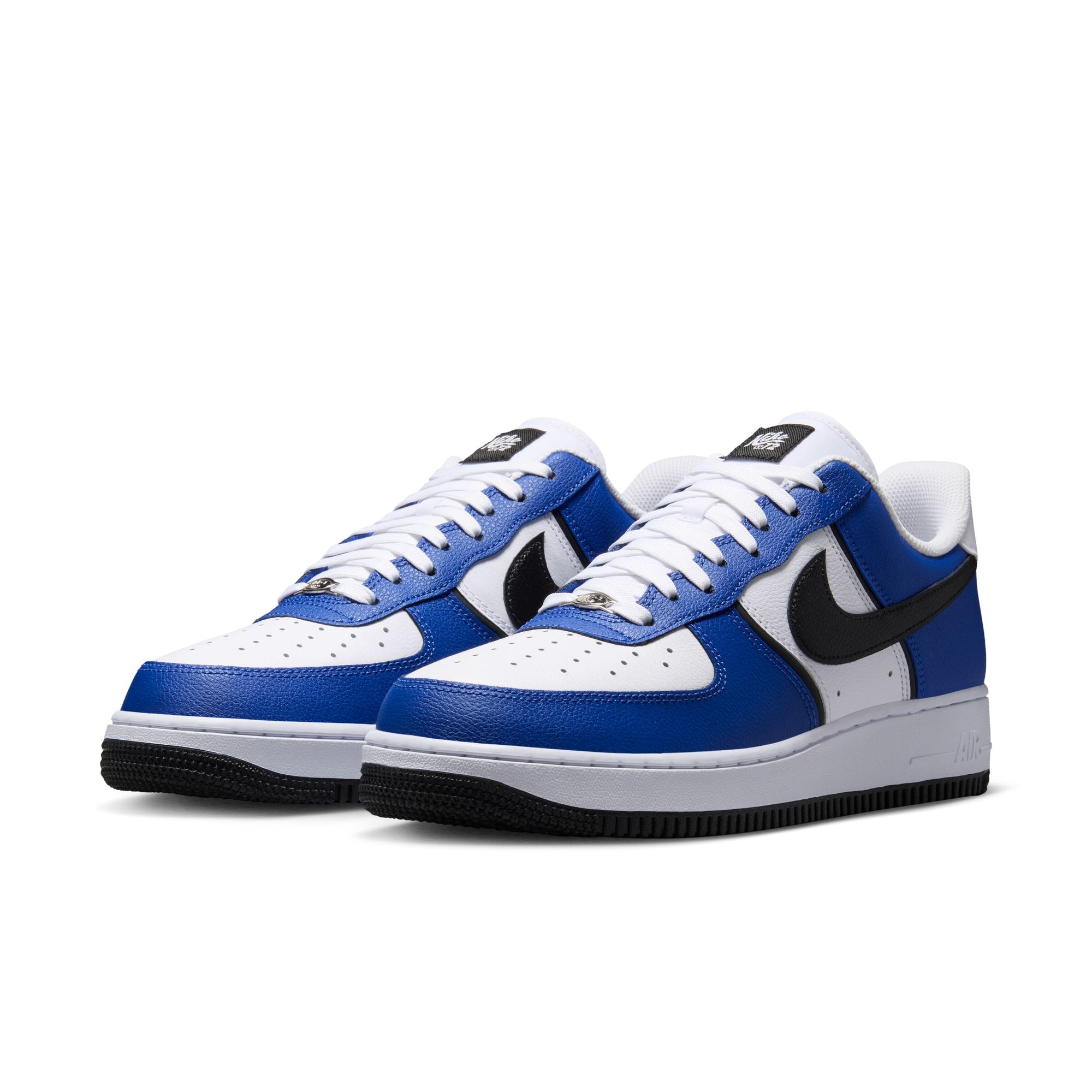 Men's Nike Air Force 1 '07 Lv8 - OLD ROYAL/BLACK-WHITE-METALLIC SILVER