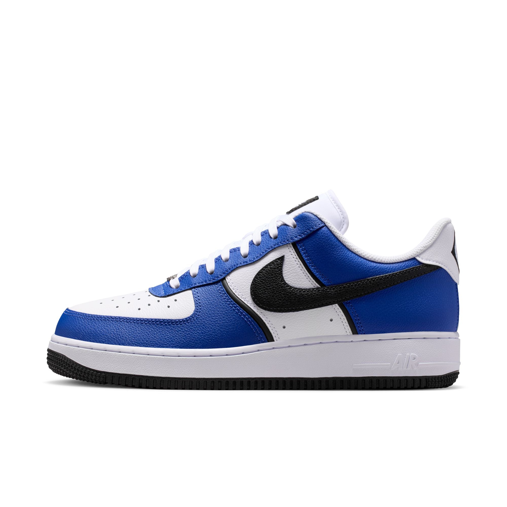 Men's Nike Air Force 1 '07 Lv8 - OLD ROYAL/BLACK-WHITE-METALLIC SILVER