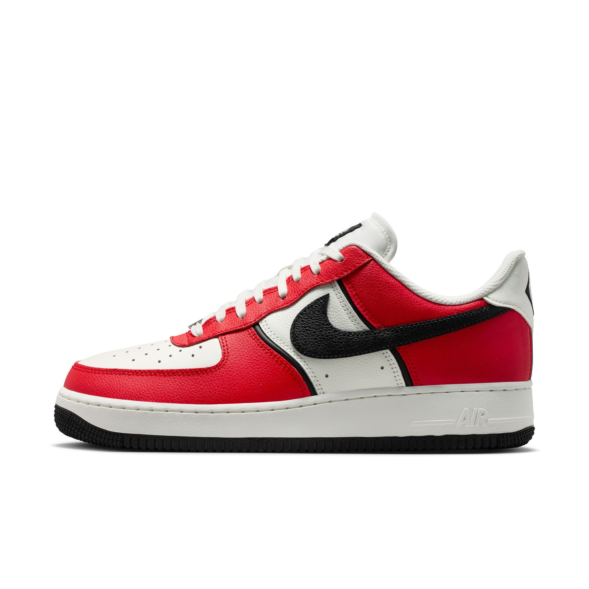 Men's Nike Air Force 1 '07 LV8 - UNIVERSITY RED/BLACK-SAIL
