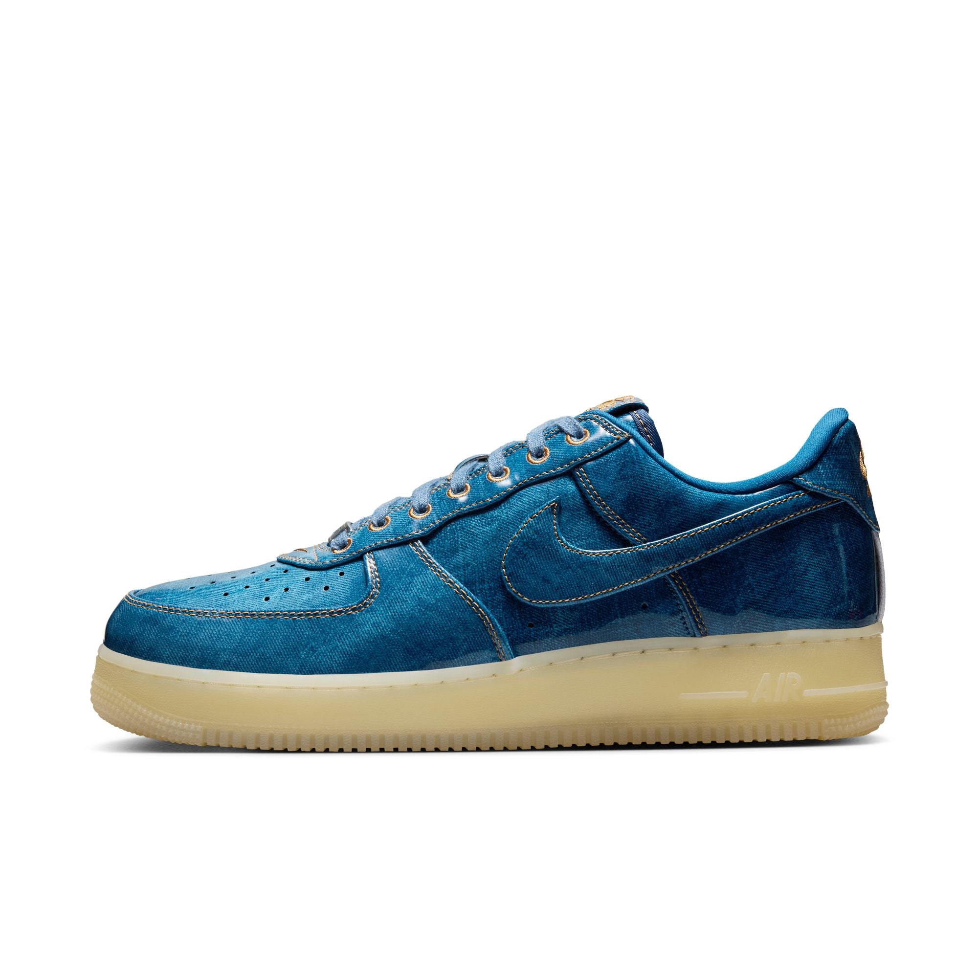 Men's Nike Air Force 1 Retro-COASTAL BLUE/COASTAL BLUE-NATURAL-FLAX
