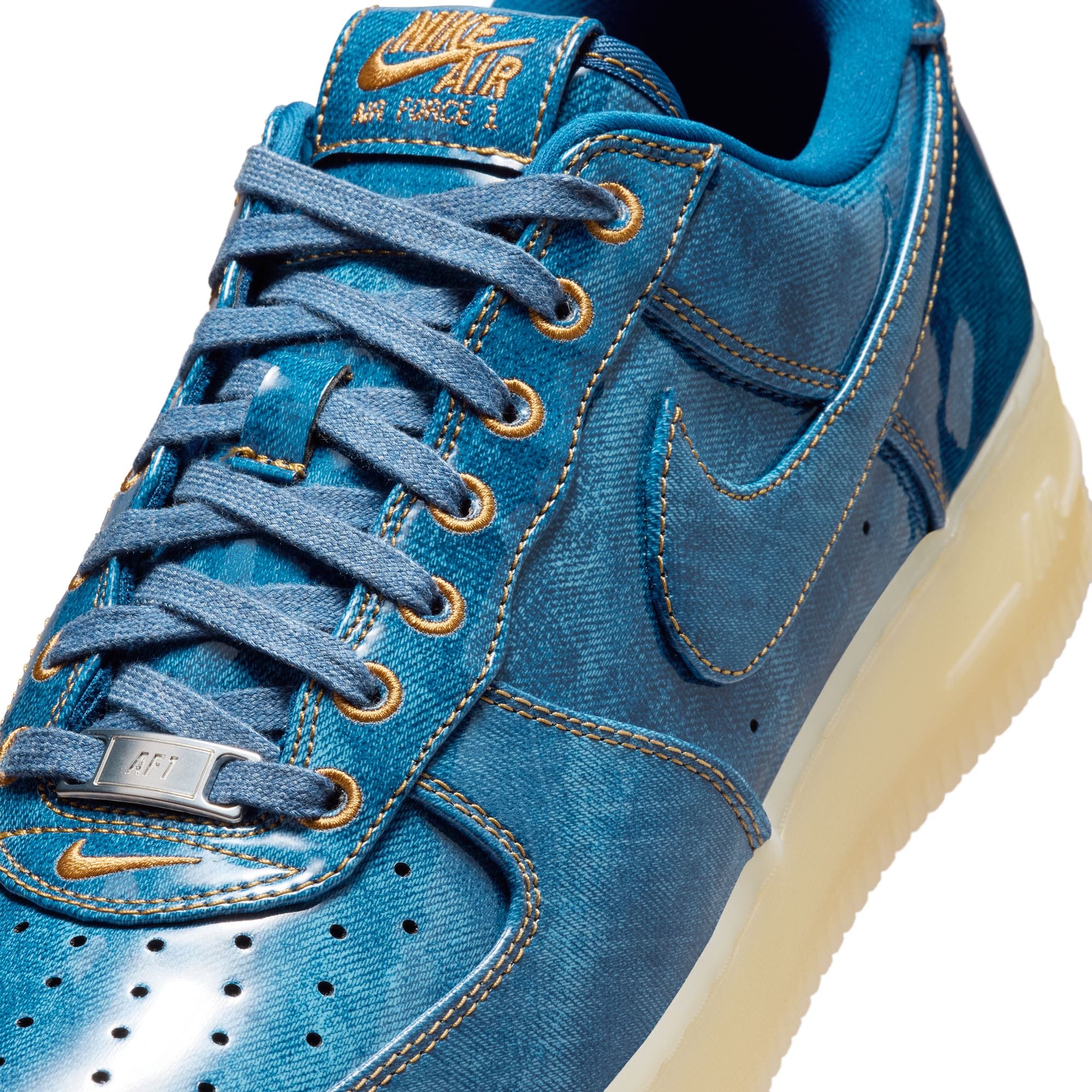 Men's Nike Air Force 1 Retro-COASTAL BLUE/COASTAL BLUE-NATURAL-FLAX