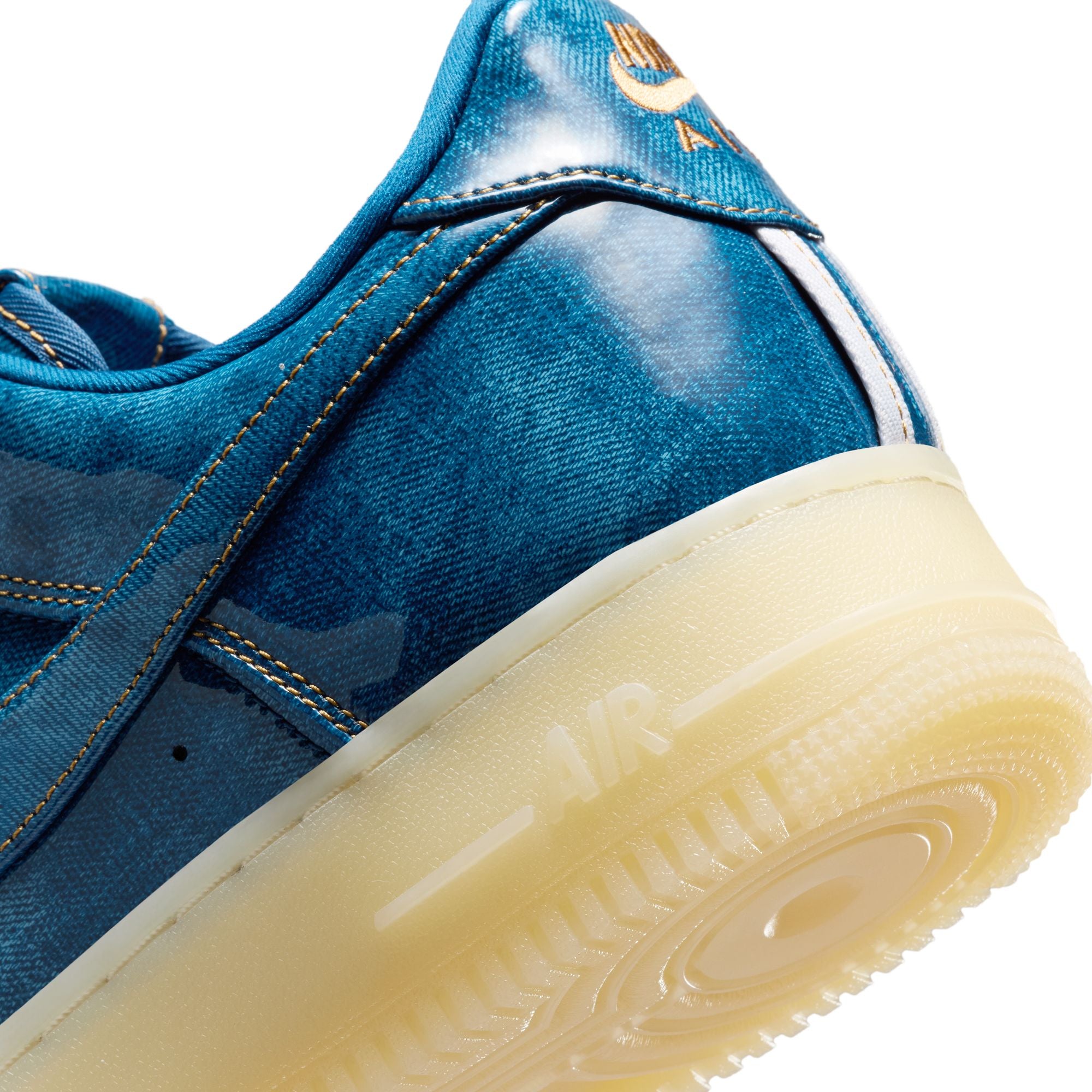 Men's Nike Air Force 1 Retro-COASTAL BLUE/COASTAL BLUE-NATURAL-FLAX