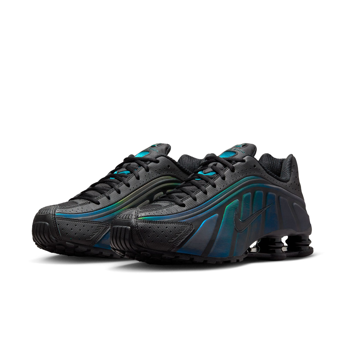 Men&#39;s Nike Shox R4 SE - BLACK/BLACK-SEAWEED-LT LEMON TWIST