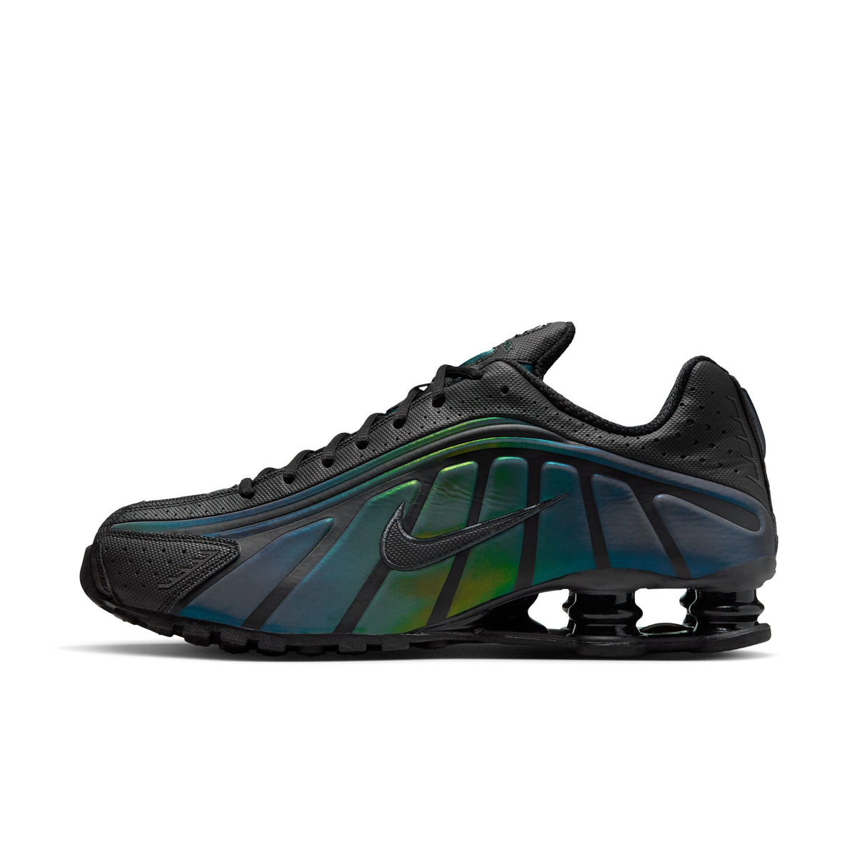 Men&#39;s Nike Shox R4 SE - BLACK/BLACK-SEAWEED-LT LEMON TWIST
