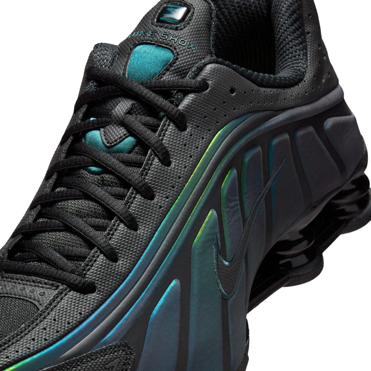Men&#39;s Nike Shox R4 SE - BLACK/BLACK-SEAWEED-LT LEMON TWIST
