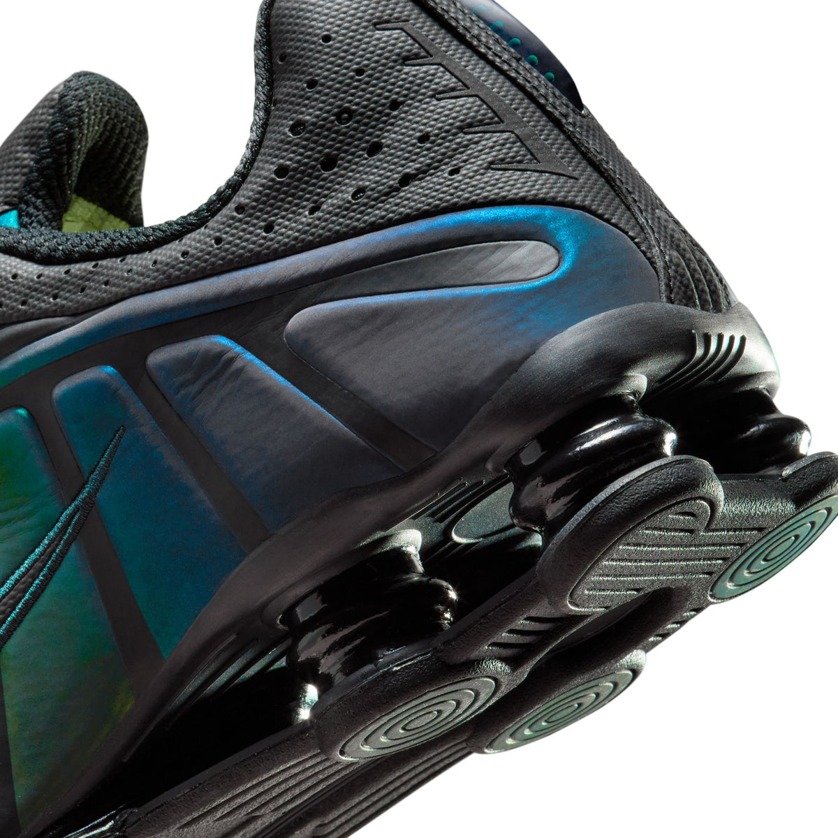 Men&#39;s Nike Shox R4 SE - BLACK/BLACK-SEAWEED-LT LEMON TWIST