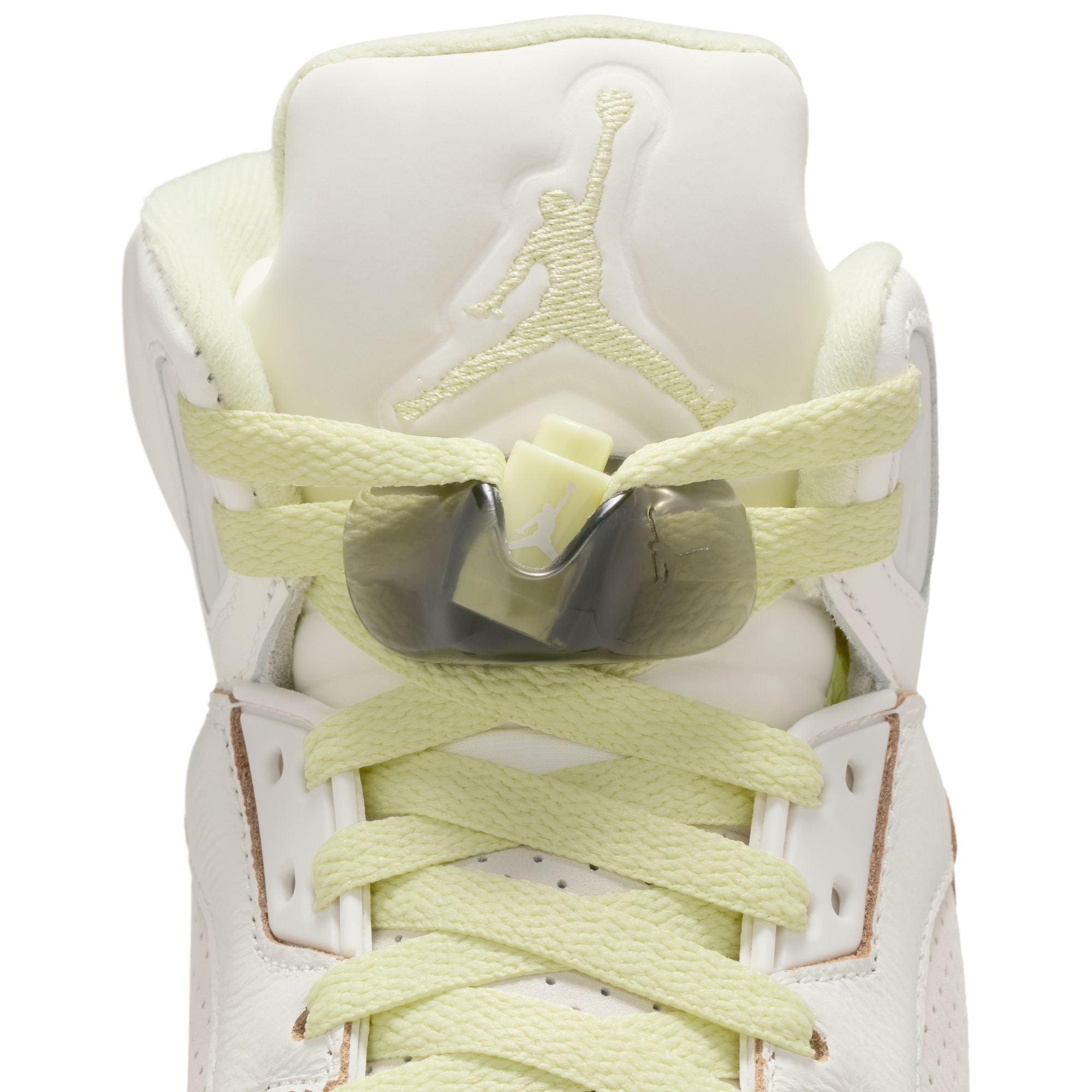Women's Air Jordan 5 Retro "Luminous Green and Sail" - SAIL/LUMINOUS GREEN-ANTHRACITE