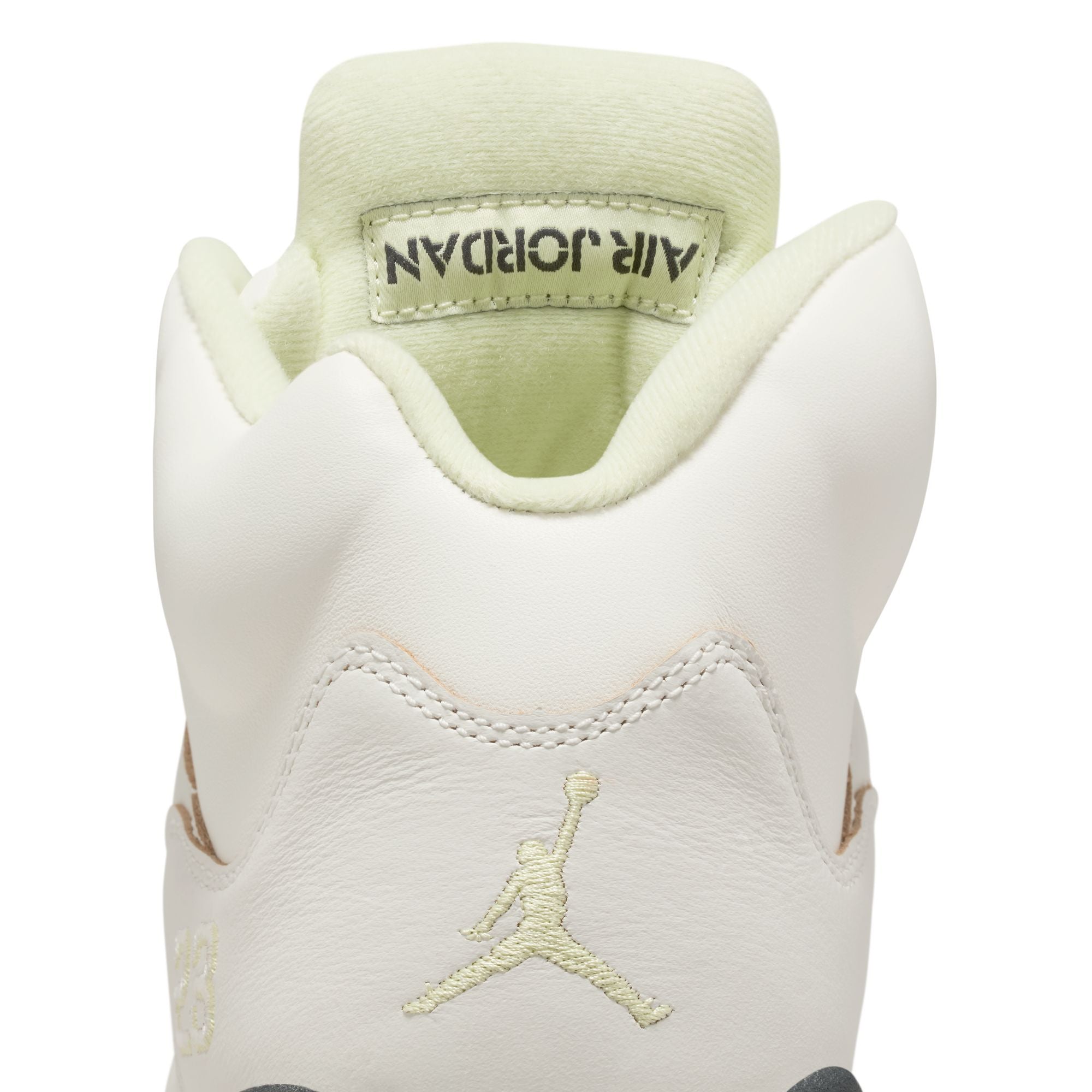 Women's Air Jordan 5 Retro "Luminous Green and Sail" - SAIL/LUMINOUS GREEN-ANTHRACITE