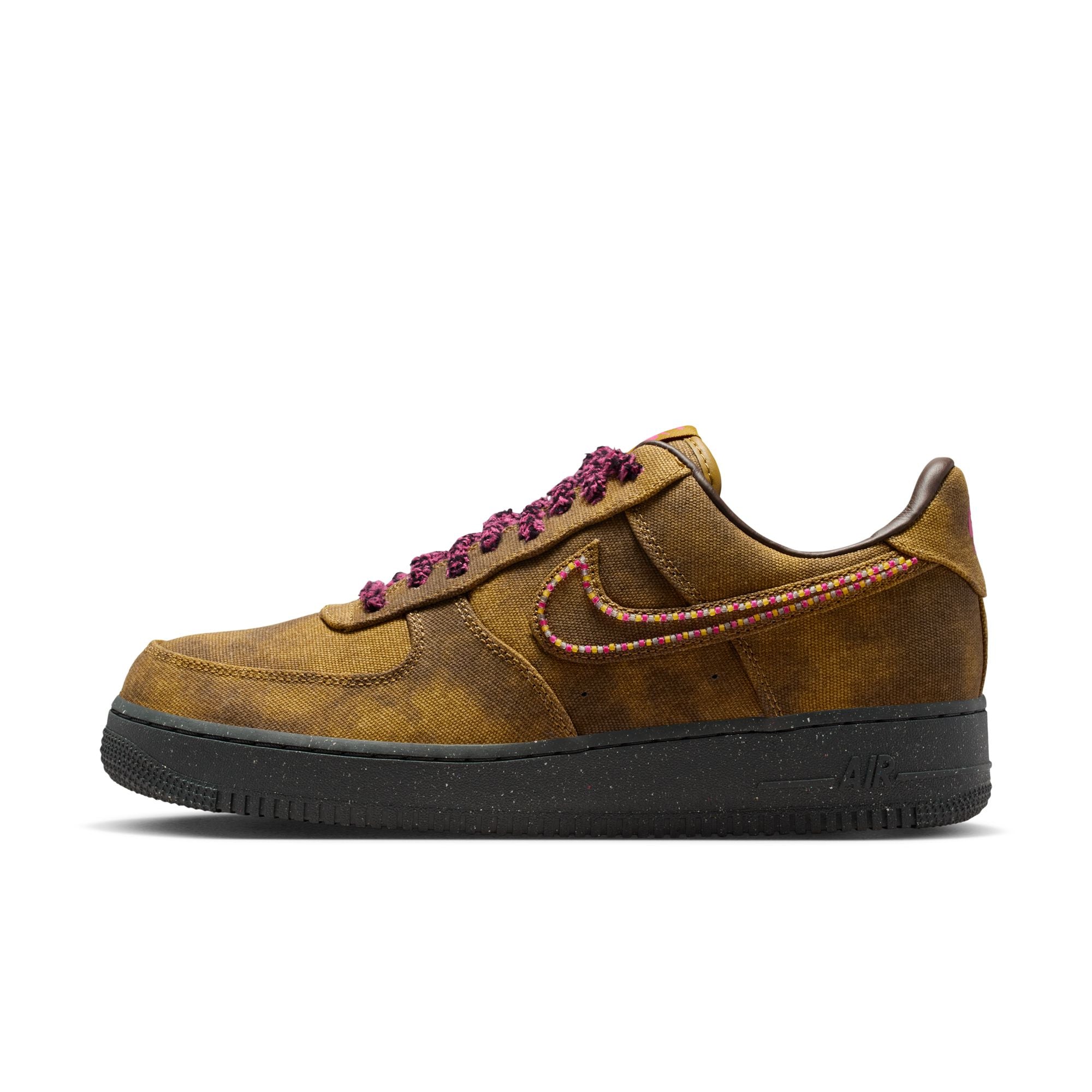 Men's Nike Air Force 1 - DESERT MOSS/FIERCE PINK-MIDWEST GOLD