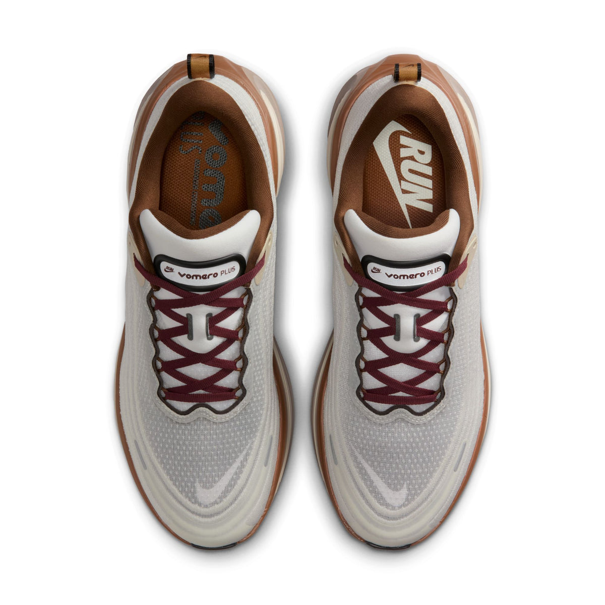 Men&#39;s Nike Vomero Plus  - SAIL/PECAN-CALDERA BROWN-BLACK