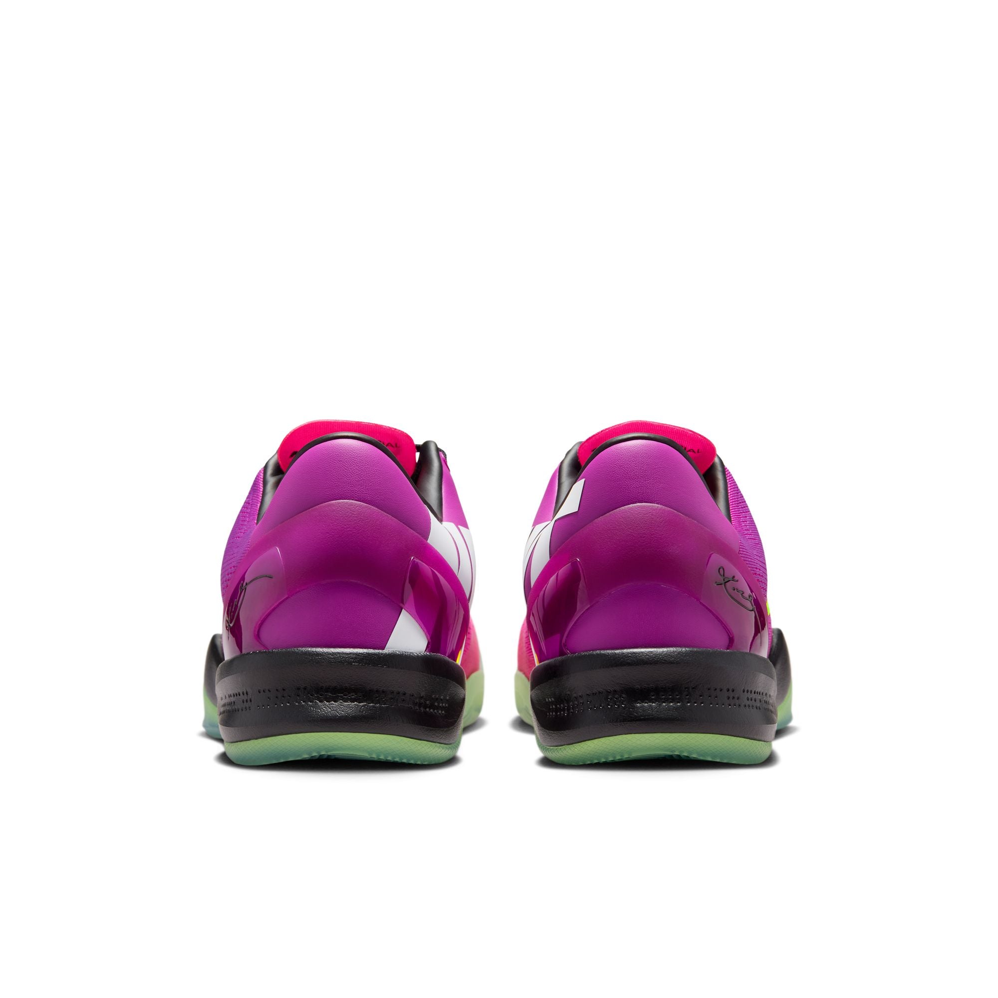 Men's Kobe 8 Protro "Mambacurial" - RED PLUM/ELECTRIC GREEN-PINK FLASH