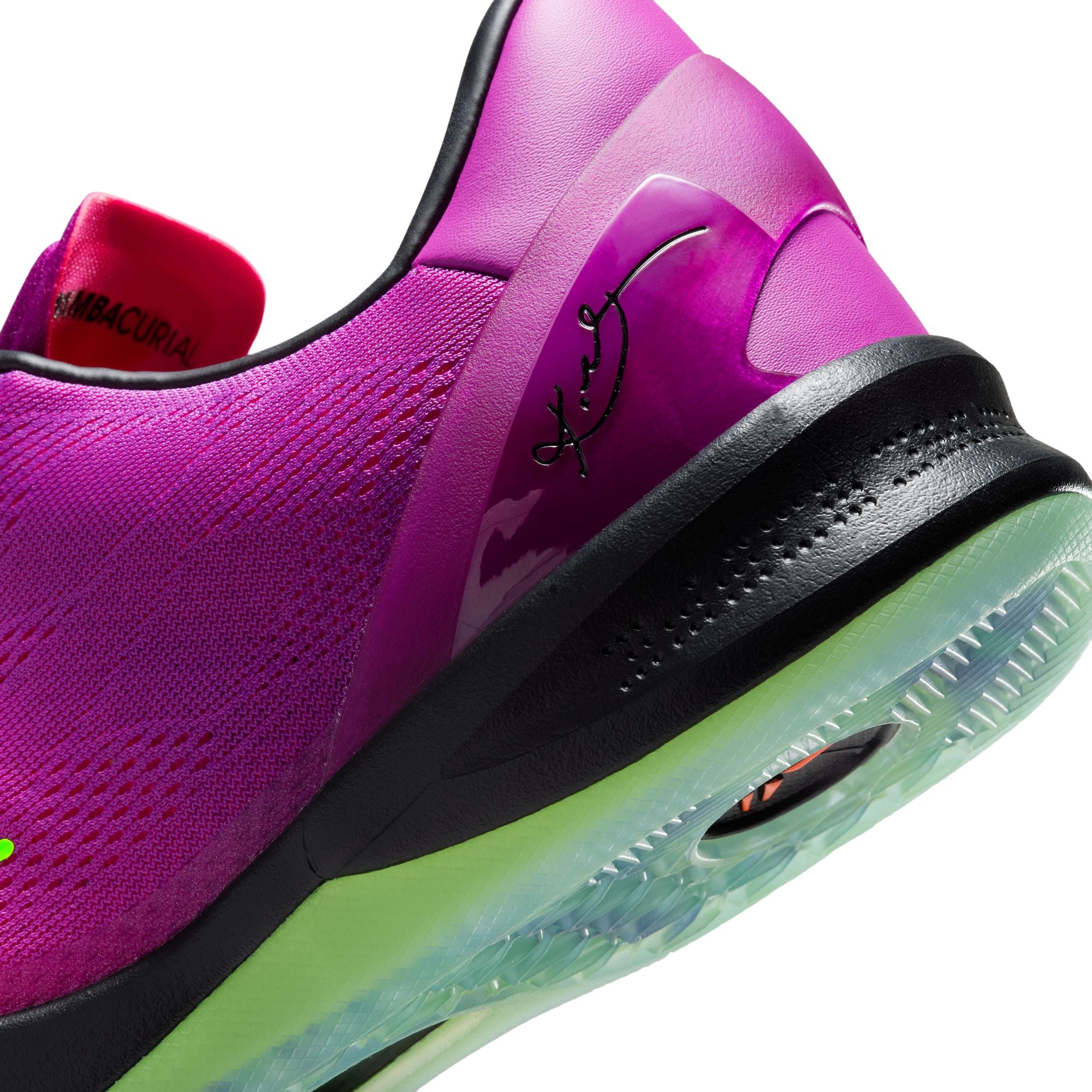 Men's Kobe 8 Protro "Mambacurial" - RED PLUM/ELECTRIC GREEN-PINK FLASH