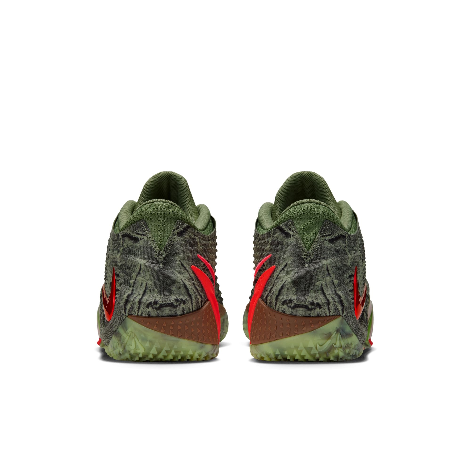 Men's Ja 4 "Zombie" - OIL GREEN/BRIGHT CRIMSON-LT LEMON TWIST