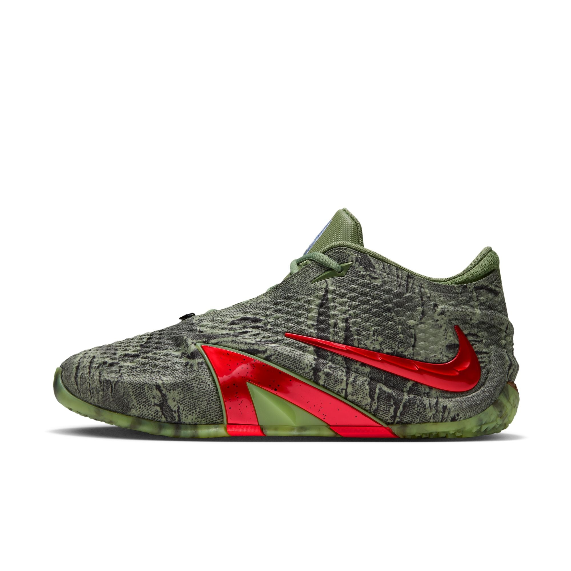 Men's Ja 4 "Zombie" - OIL GREEN/BRIGHT CRIMSON-LT LEMON TWIST