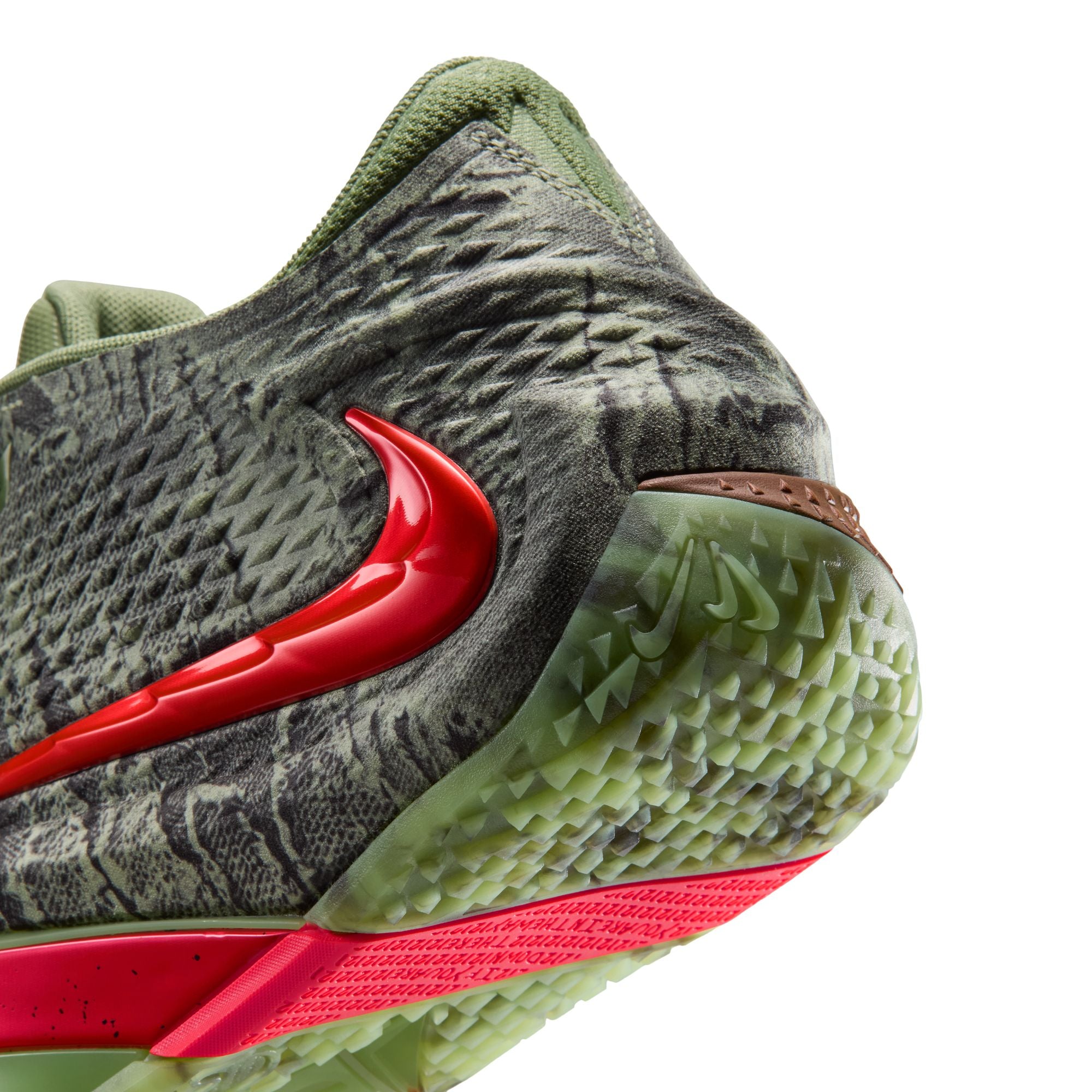 Men's Ja 4 "Zombie" - OIL GREEN/BRIGHT CRIMSON-LT LEMON TWIST