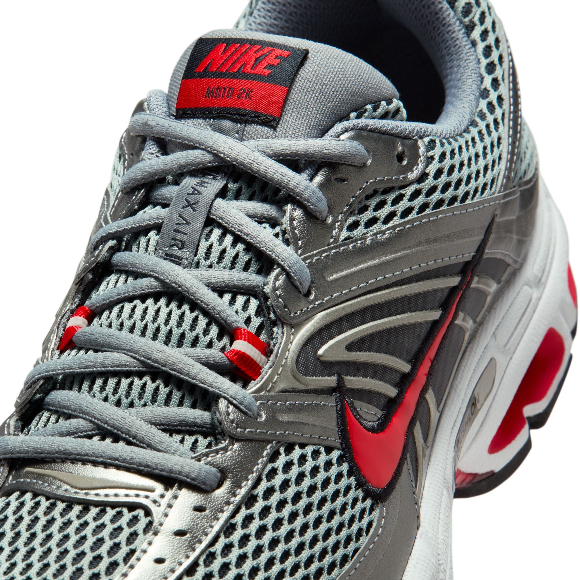 Men's Nike Air Max Moto 2k - SMOKE GREY/UNIVERSITY RED