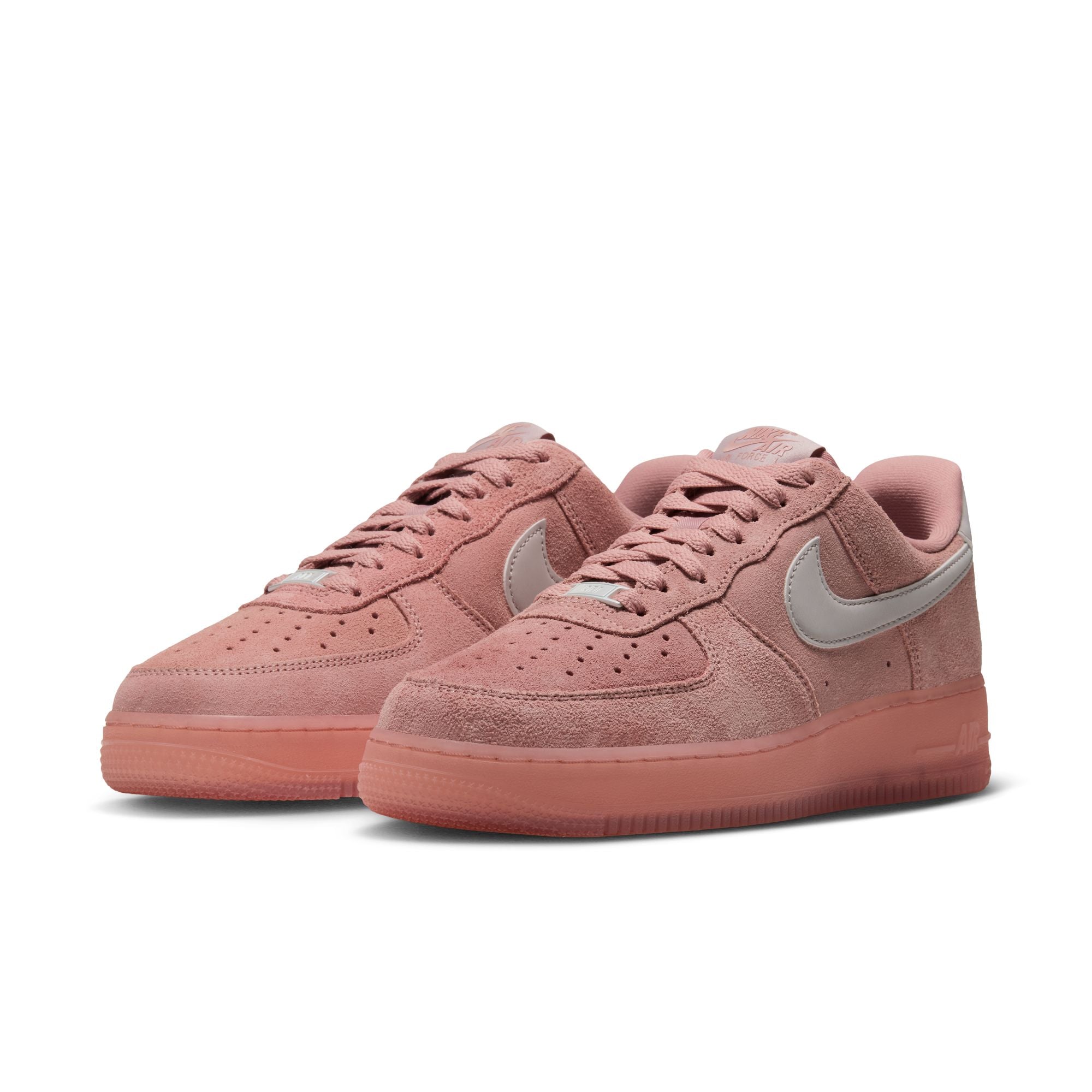 Women's Nike Air Force 1 '07 Suede - RUST PINK/PARTICLE ROSE