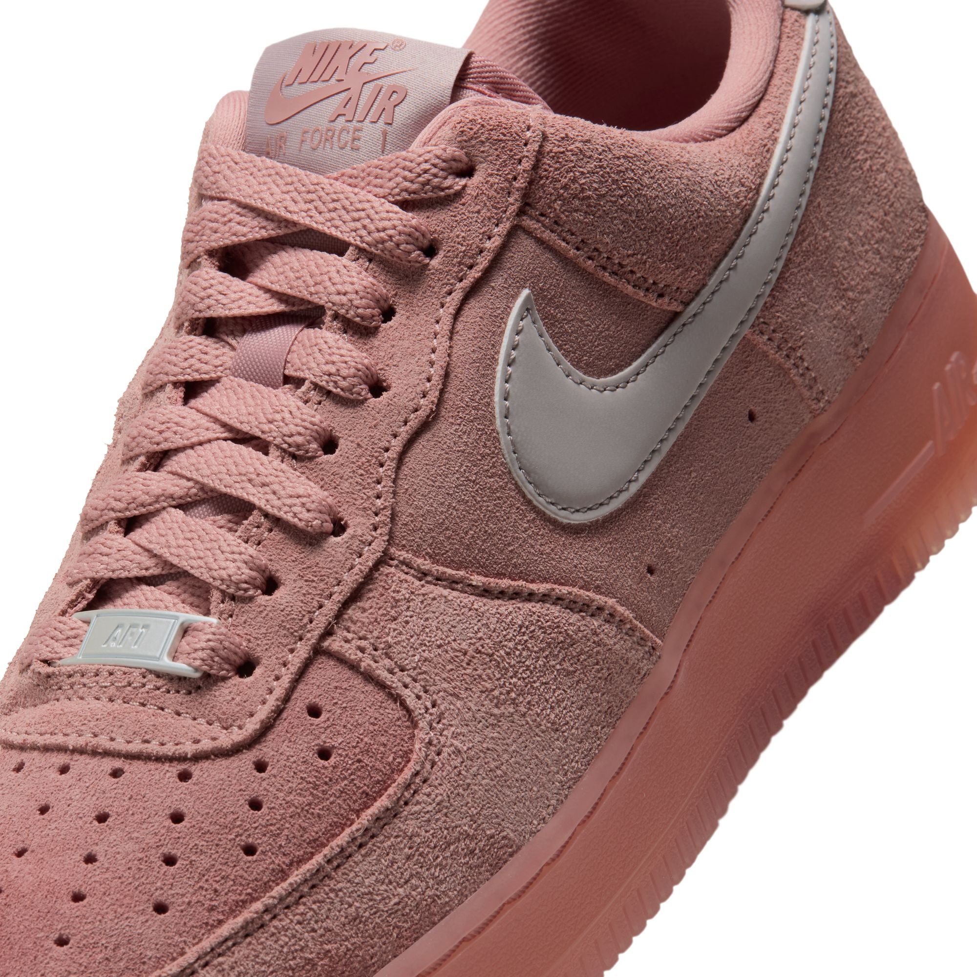 Women's Nike Air Force 1 '07 Suede - RUST PINK/PARTICLE ROSE