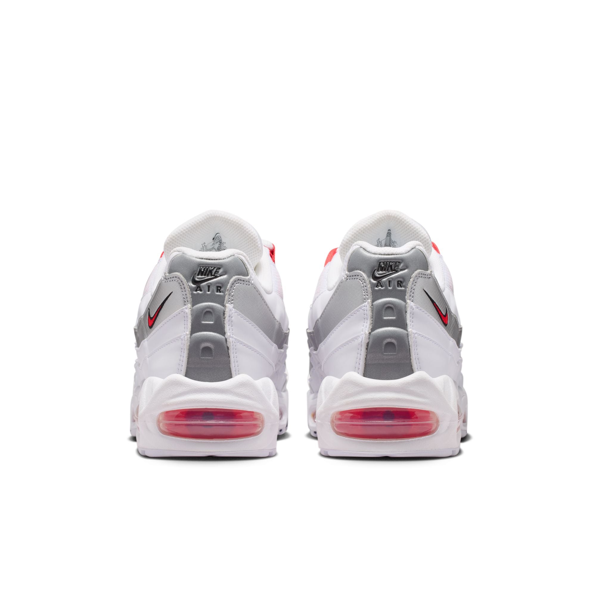 Men's Nike Air Max 95 Big Bubble "England" - WHITE/SPEED RED-METALLIC SILVER-OBSIDIAN