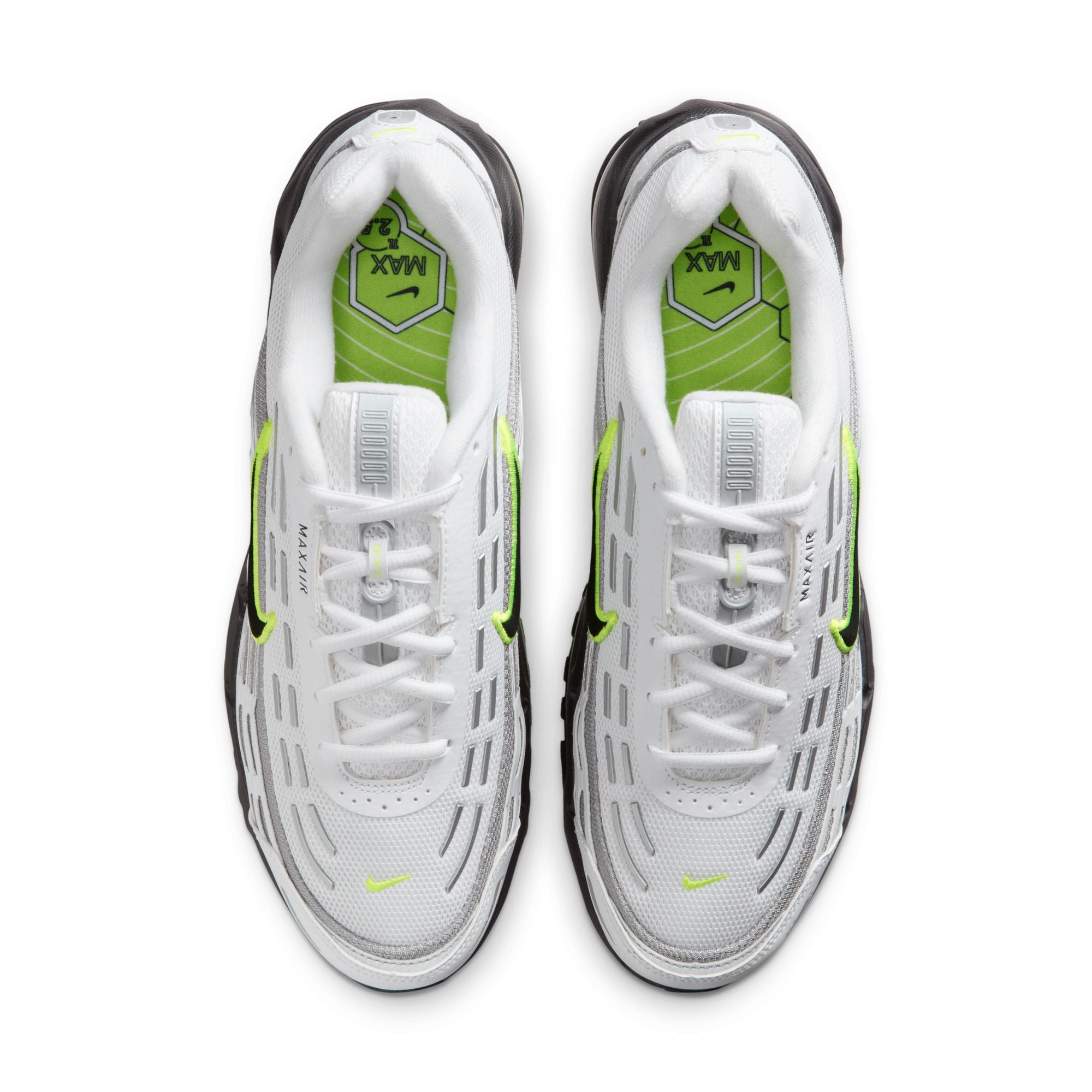 Men's Nike Air Max TL 2.5 - WHITE/BLACK-NEON YELLOW-PEARL GREY
