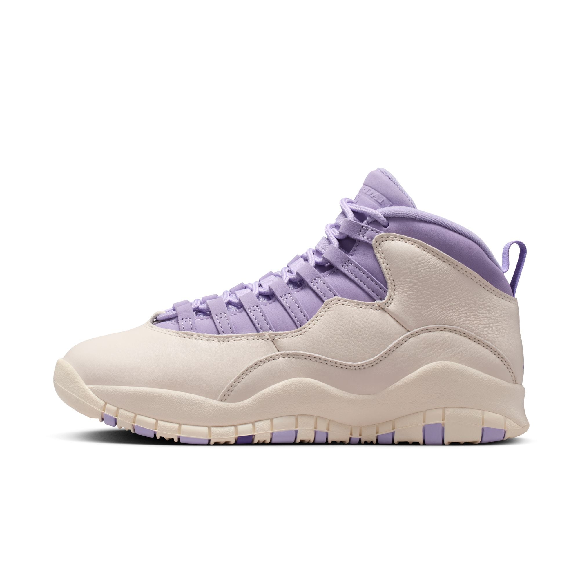 Women's Air Jordan 10 Retro - CHALK/HYDRANGEAS-WILD GRAPE