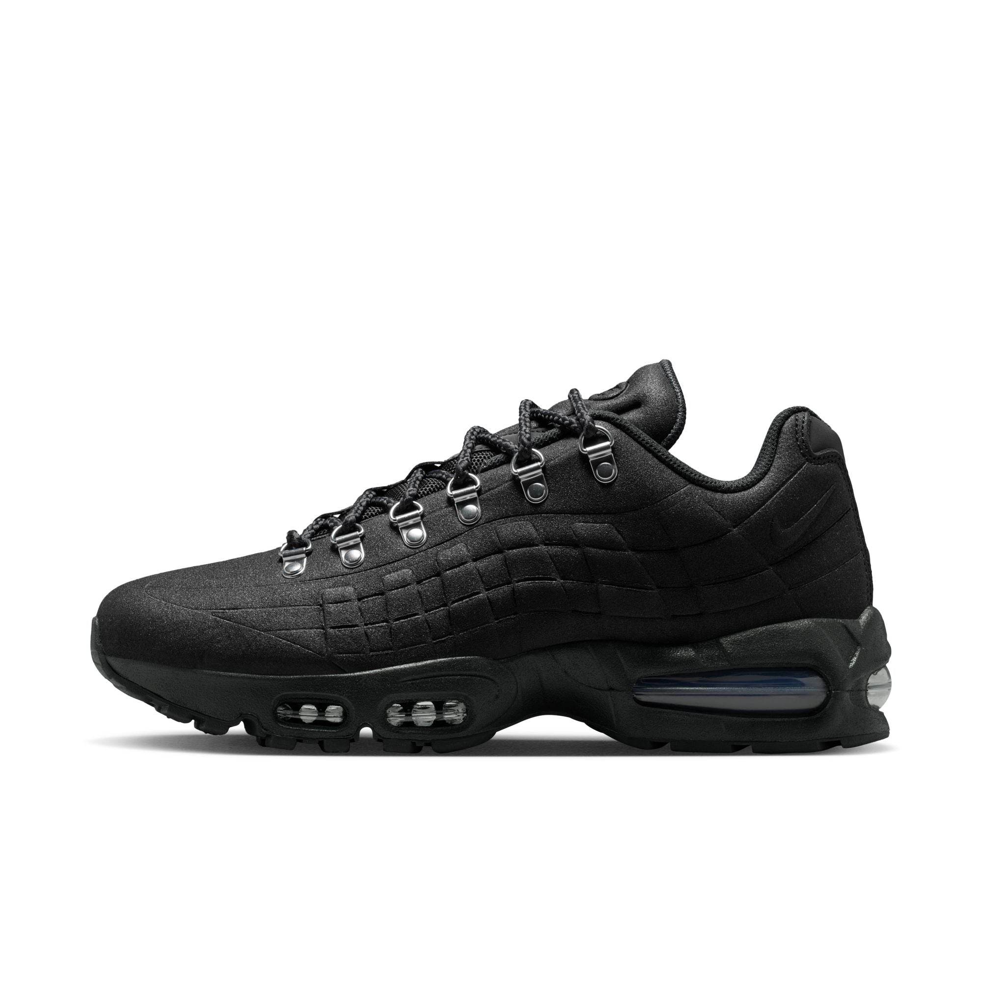 Men's Nike Air Max 95 Big Bubble "I-95" - BLACK/BLACK-OFF NOIR-METALLIC SILVER