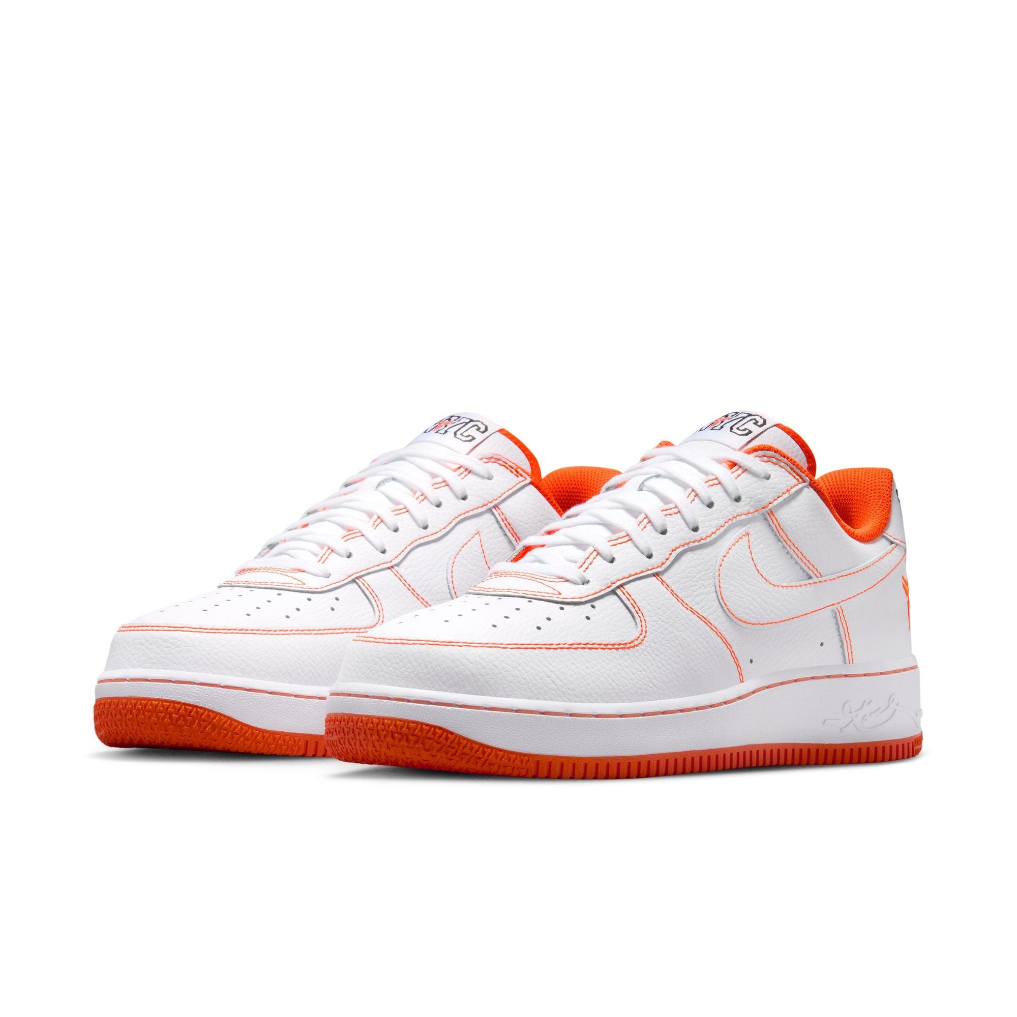 Men's Nike Air Force 1 Low Protro - WHITE/WHITE-SAFETY ORANGE