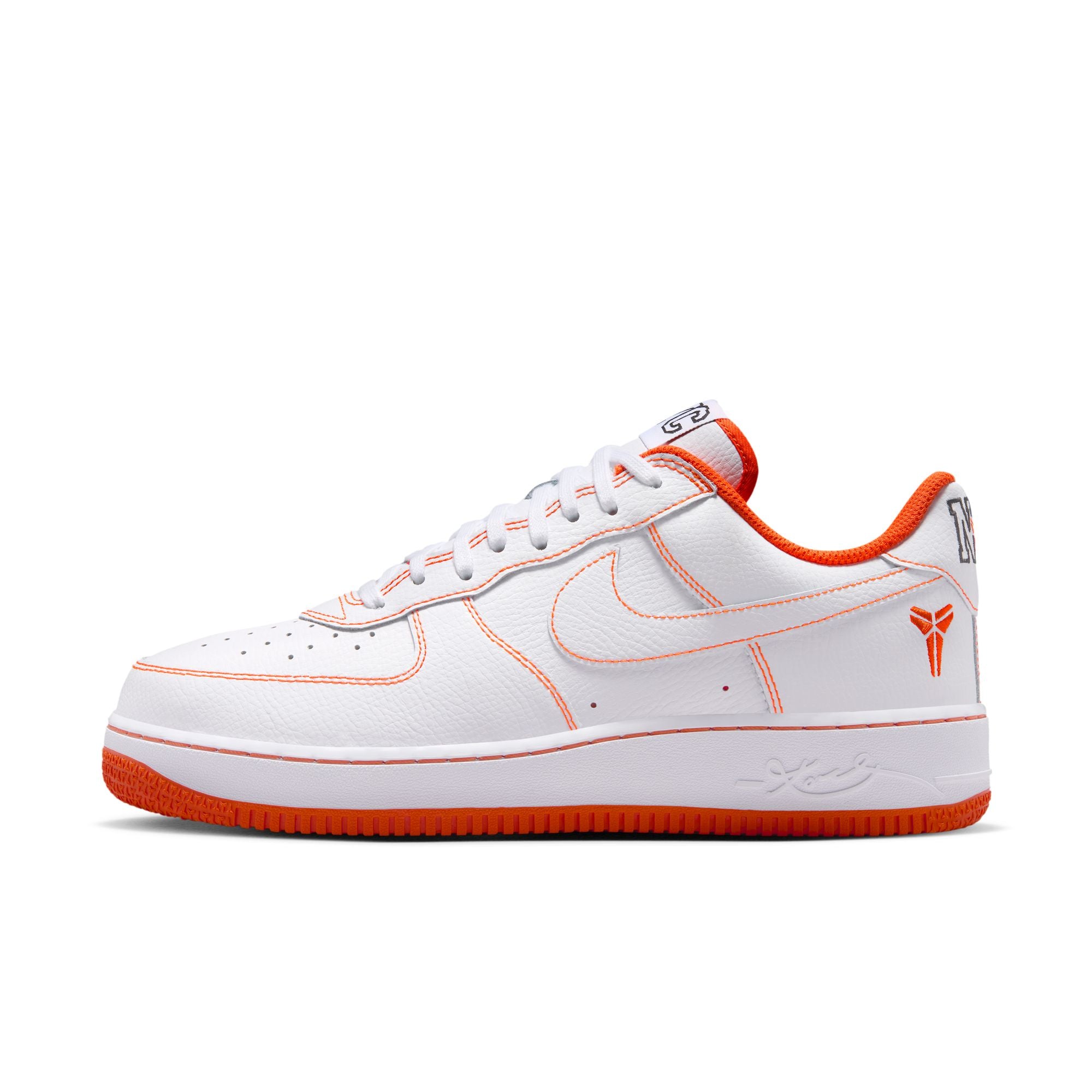 Men's Nike Air Force 1 Low Protro - WHITE/WHITE-SAFETY ORANGE