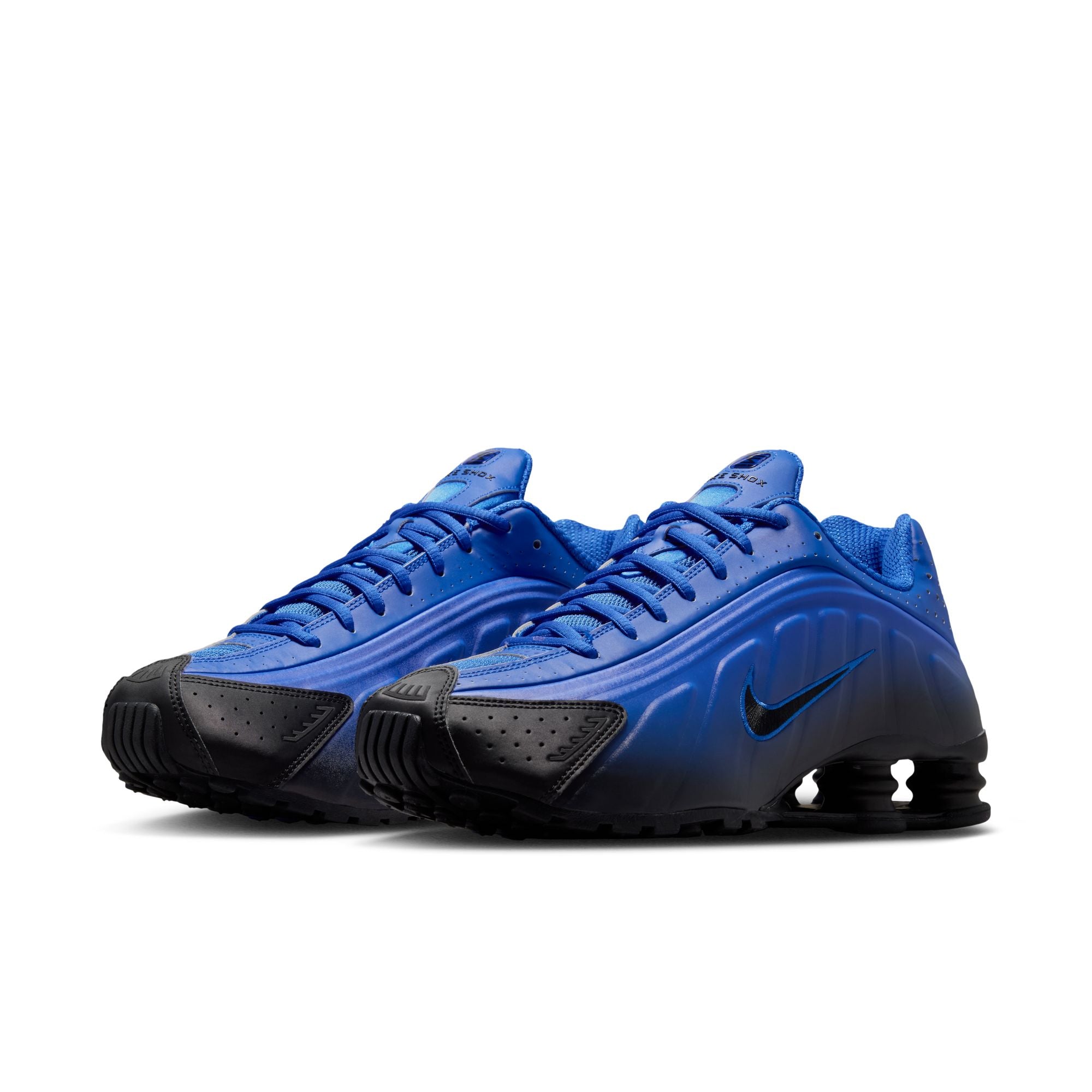 Men's Nike Shox R4 Se Fade-RACER BLUE/BLACK-BLACK
