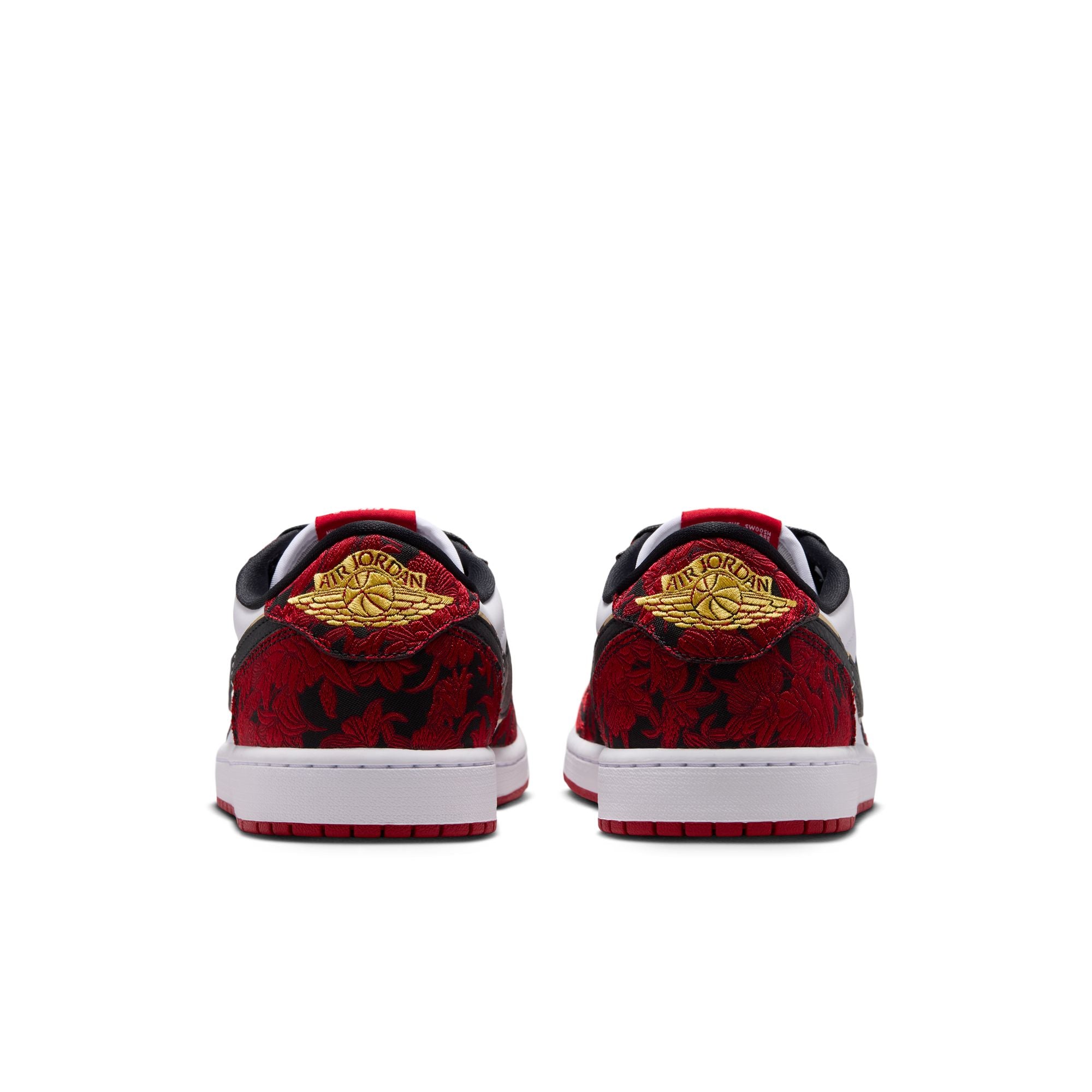 Men's Air Jordan 1 Retro Low OG "Garden" - BLACK/VARSITY RED-SUMMIT WHITE