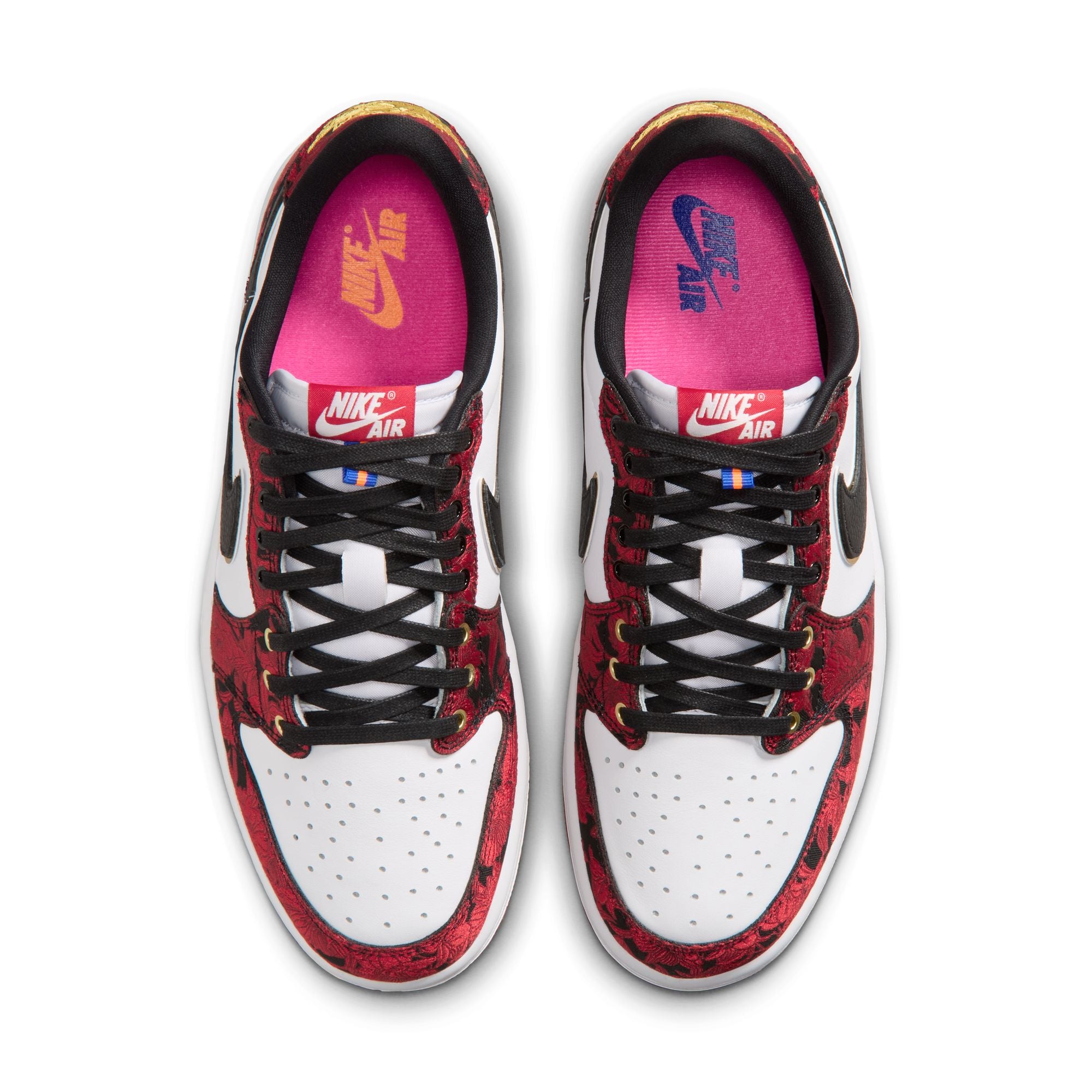 Men's Air Jordan 1 Retro Low OG "Garden" - BLACK/VARSITY RED-SUMMIT WHITE