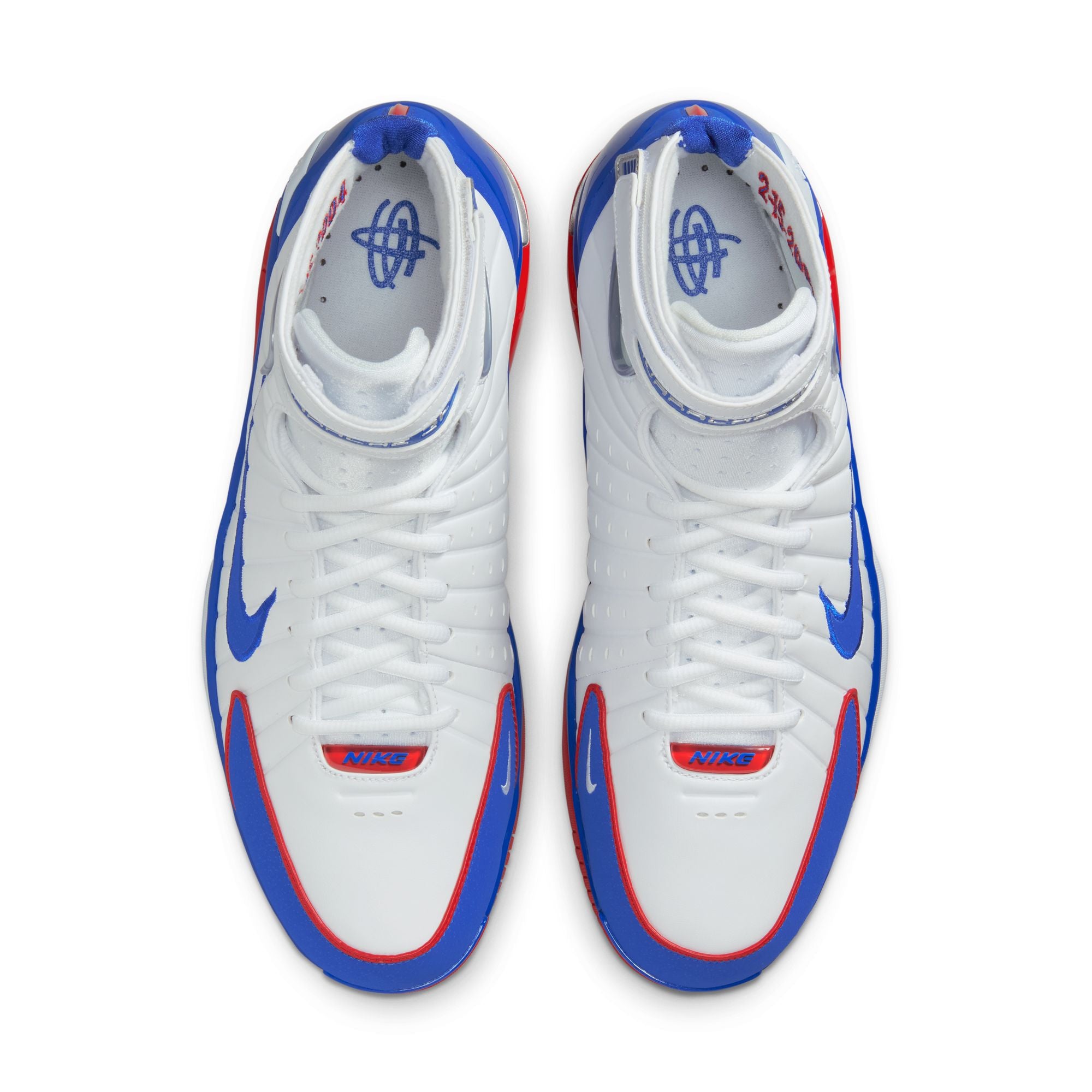 Men's Nike Air Zoom Huarache 2k4 "All-Star" - WHITE/VARSITY ROYAL-VARSITY RED