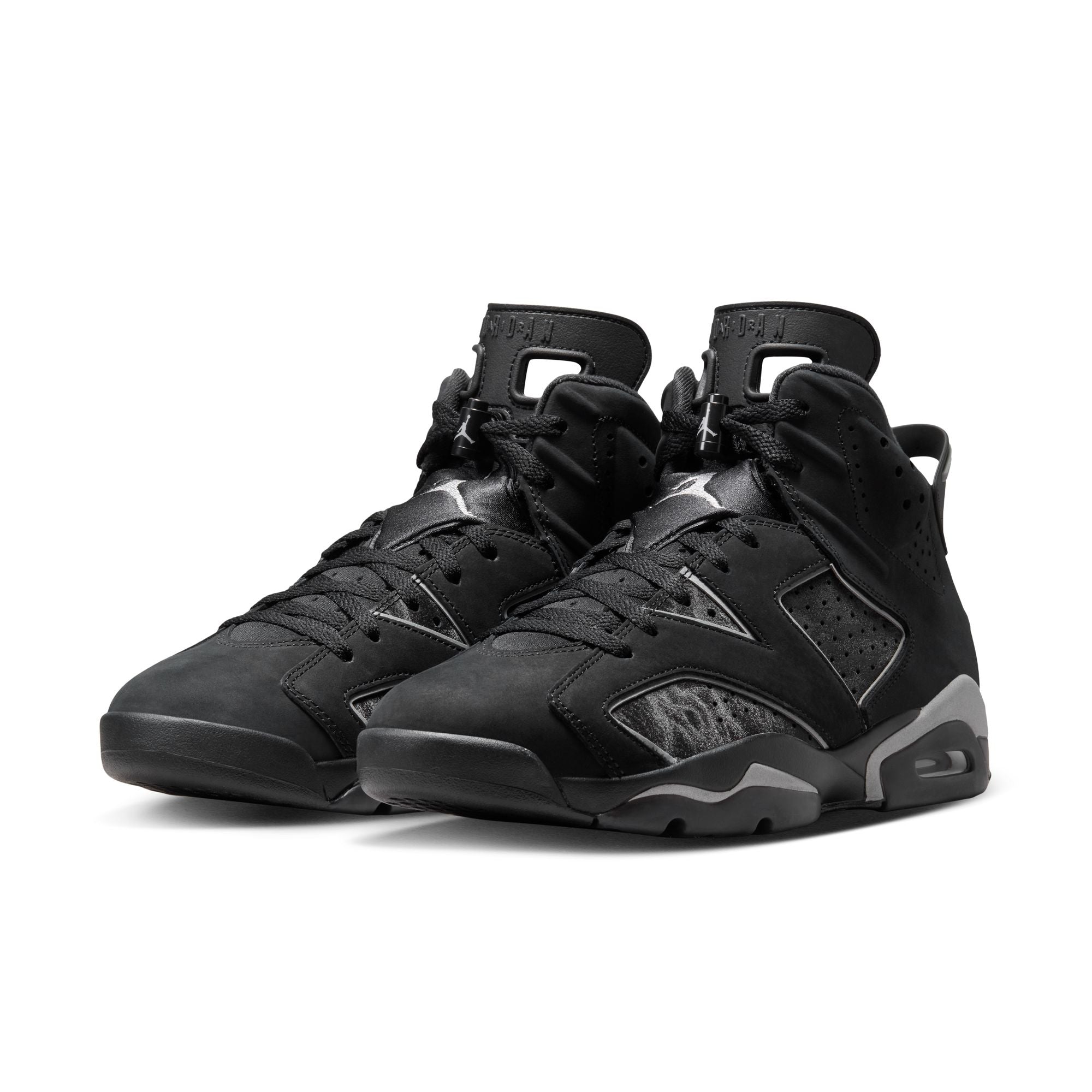 Men's Air Jordan 6 Retro "Cap & Gown" - BLACK/REFLECT SILVER-BLACK