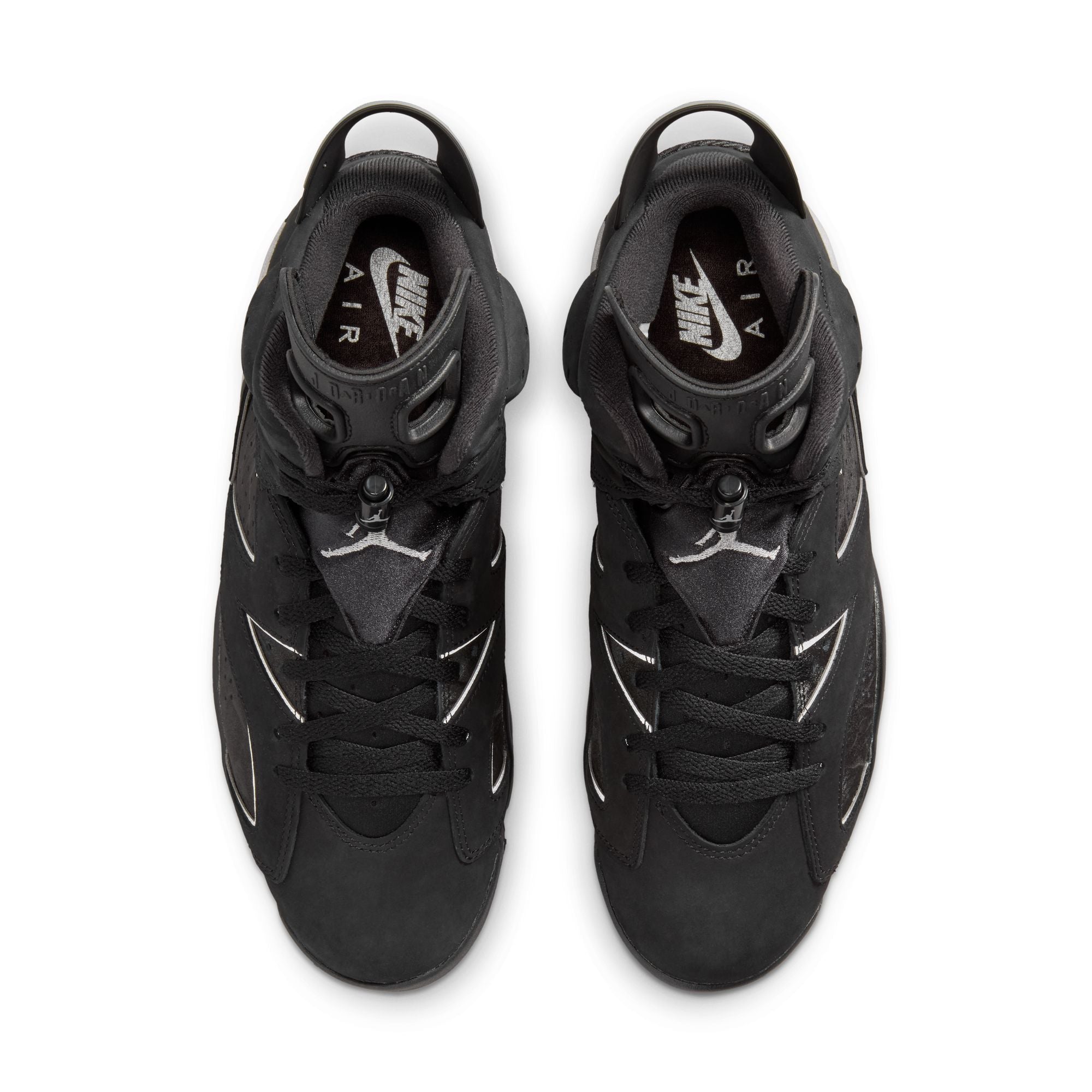 Men's Air Jordan 6 Retro "Cap & Gown" - BLACK/REFLECT SILVER-BLACK