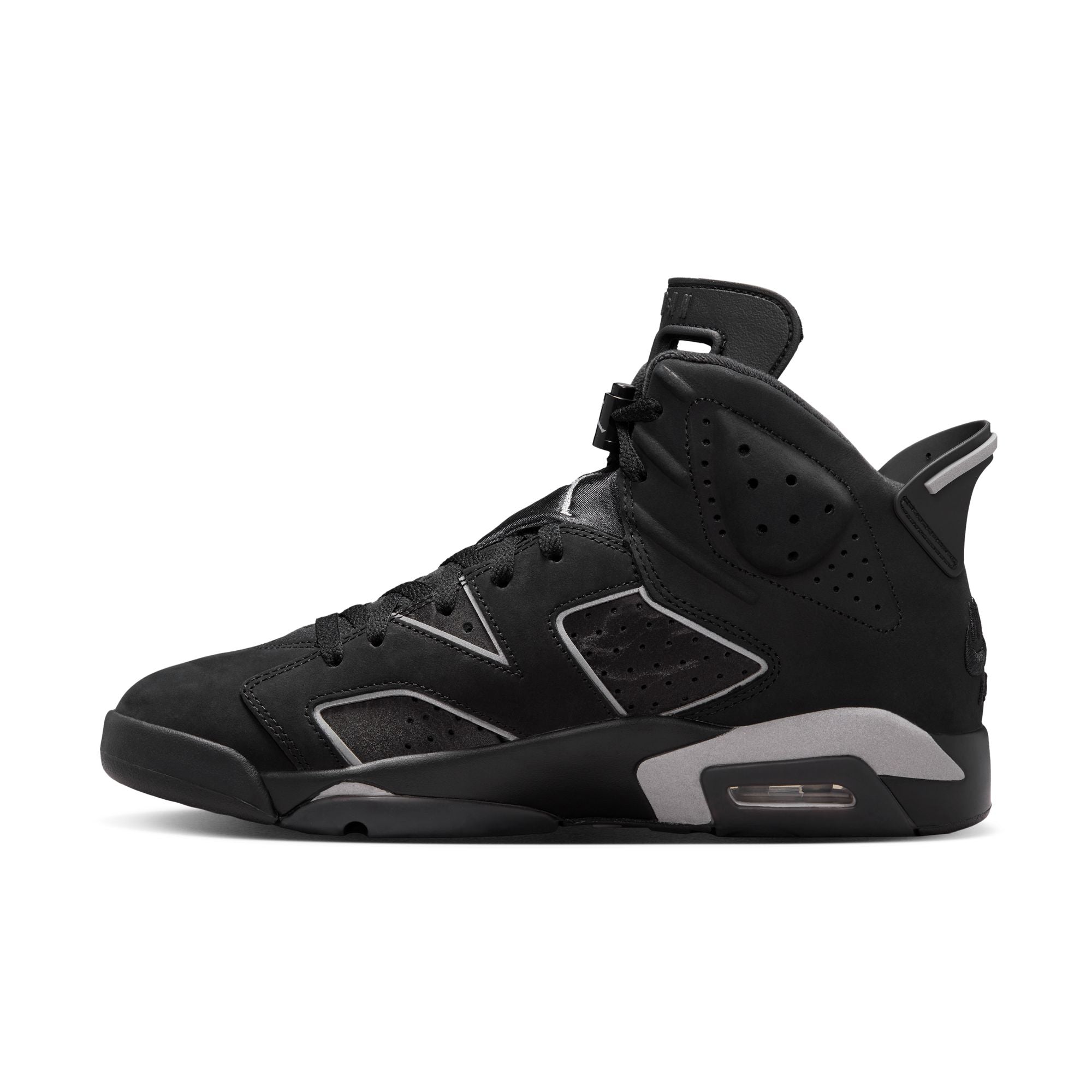 Men's Air Jordan 6 Retro "Cap & Gown" - BLACK/REFLECT SILVER-BLACK