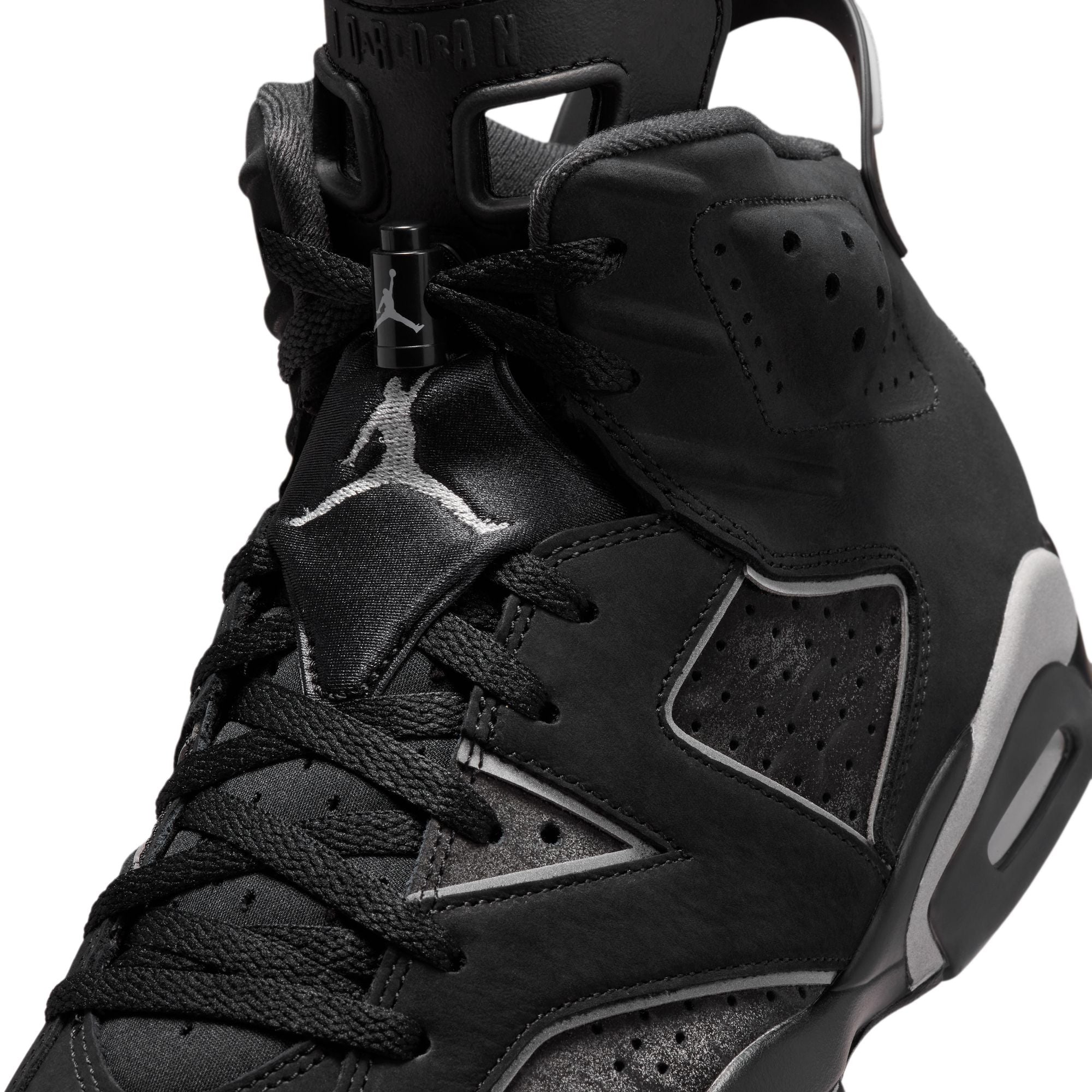Men's Air Jordan 6 Retro "Cap & Gown" - BLACK/REFLECT SILVER-BLACK