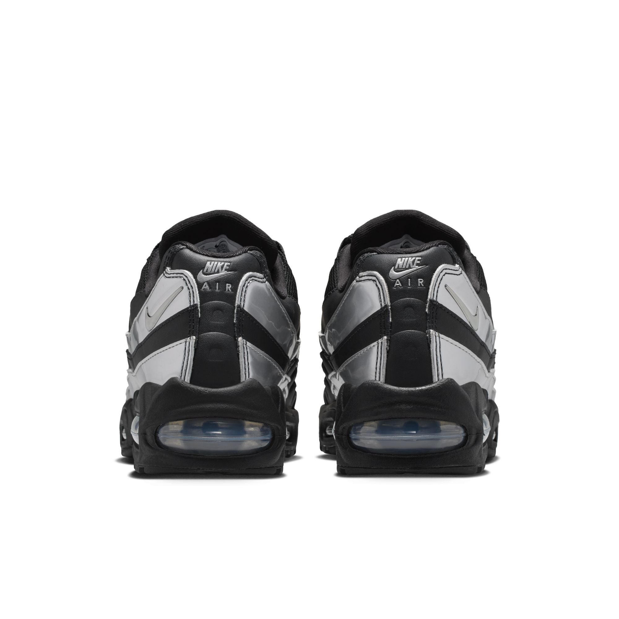 Women's Nike Air Max 95 Big Bubble - BLACK/METALLIC SILVER-BLACK