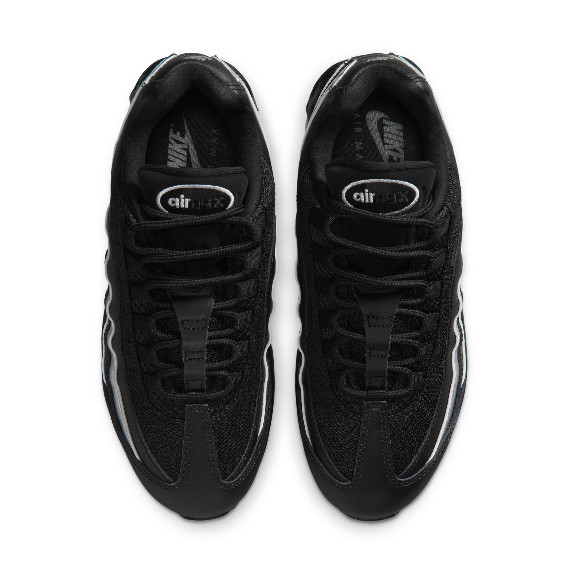 Women's Nike Air Max 95 Big Bubble - BLACK/METALLIC SILVER-BLACK