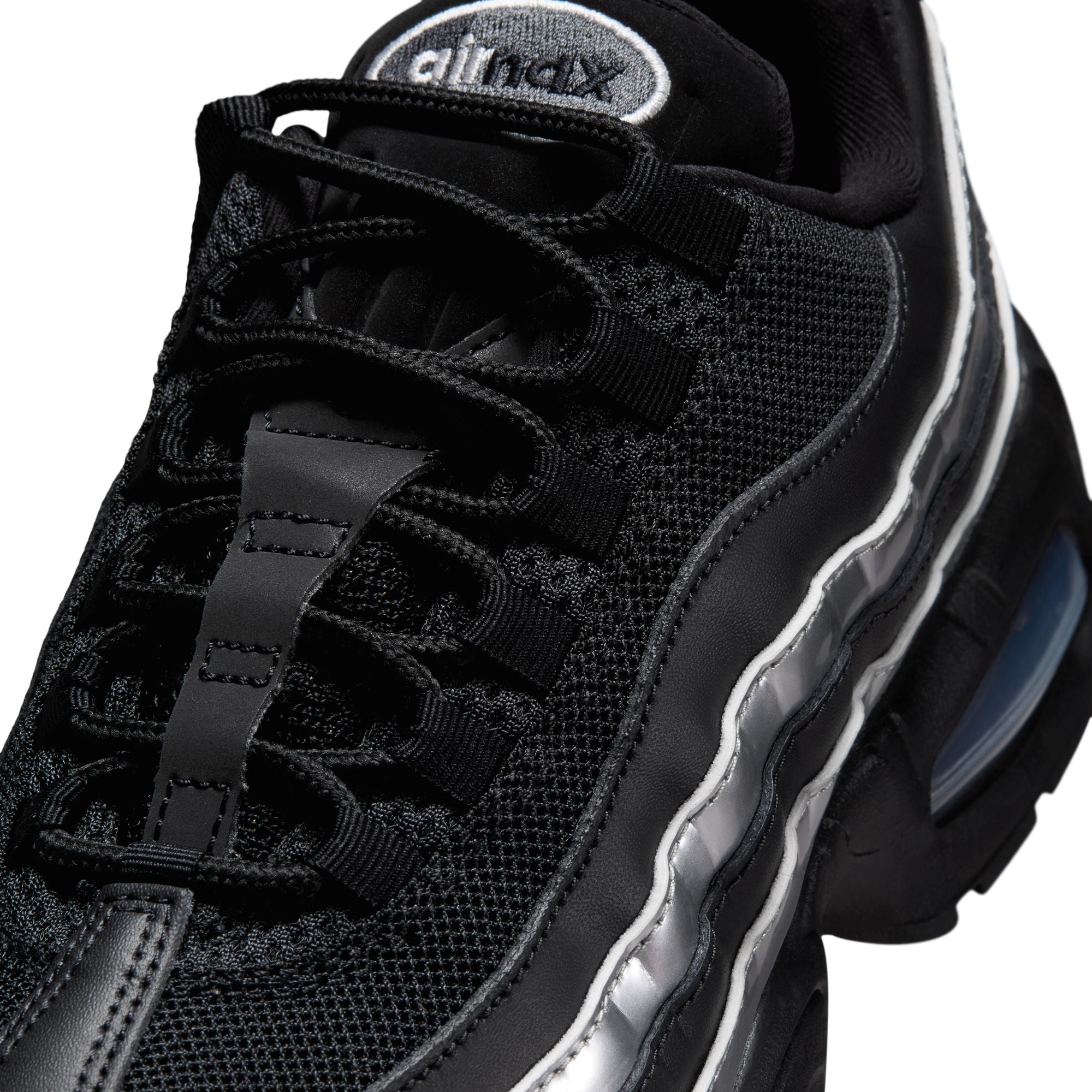 Women's Nike Air Max 95 Big Bubble - BLACK/METALLIC SILVER-BLACK