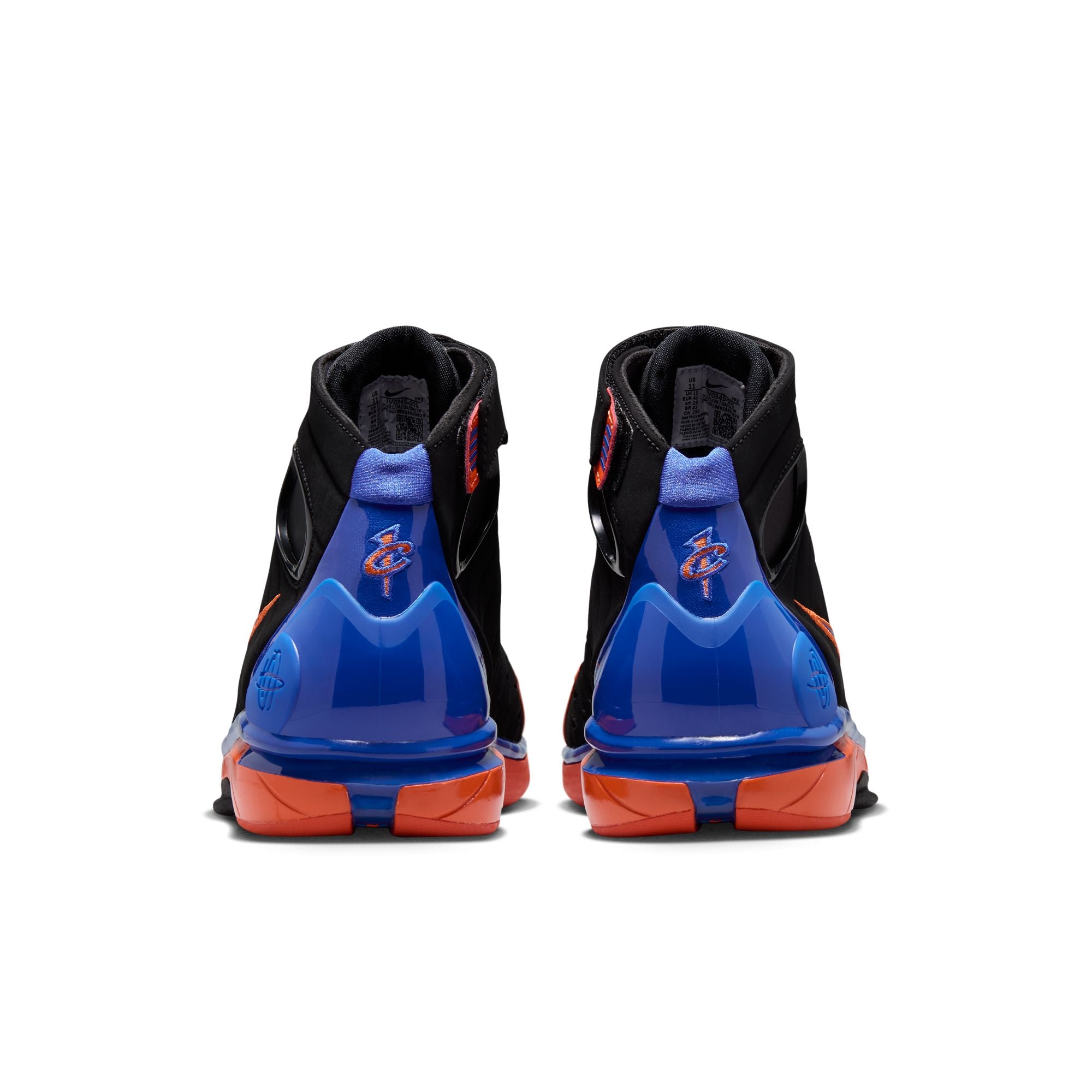Men's Nike Air Zoom Huarache 2K4 "Penny Hardaway" - BLACK/VARSITY ROYAL-SAFETY ORANGE