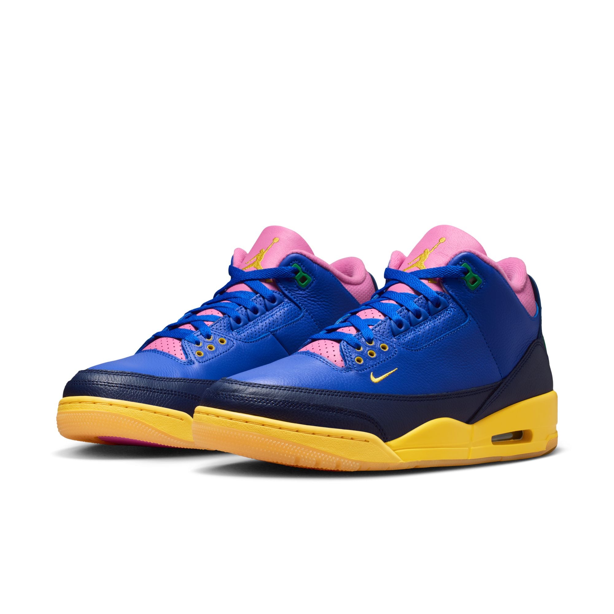 Men's Air Jordan 3 Retro OG "Brazil" - RACER BLUE/LUCKY GREEN-BLUE VOID