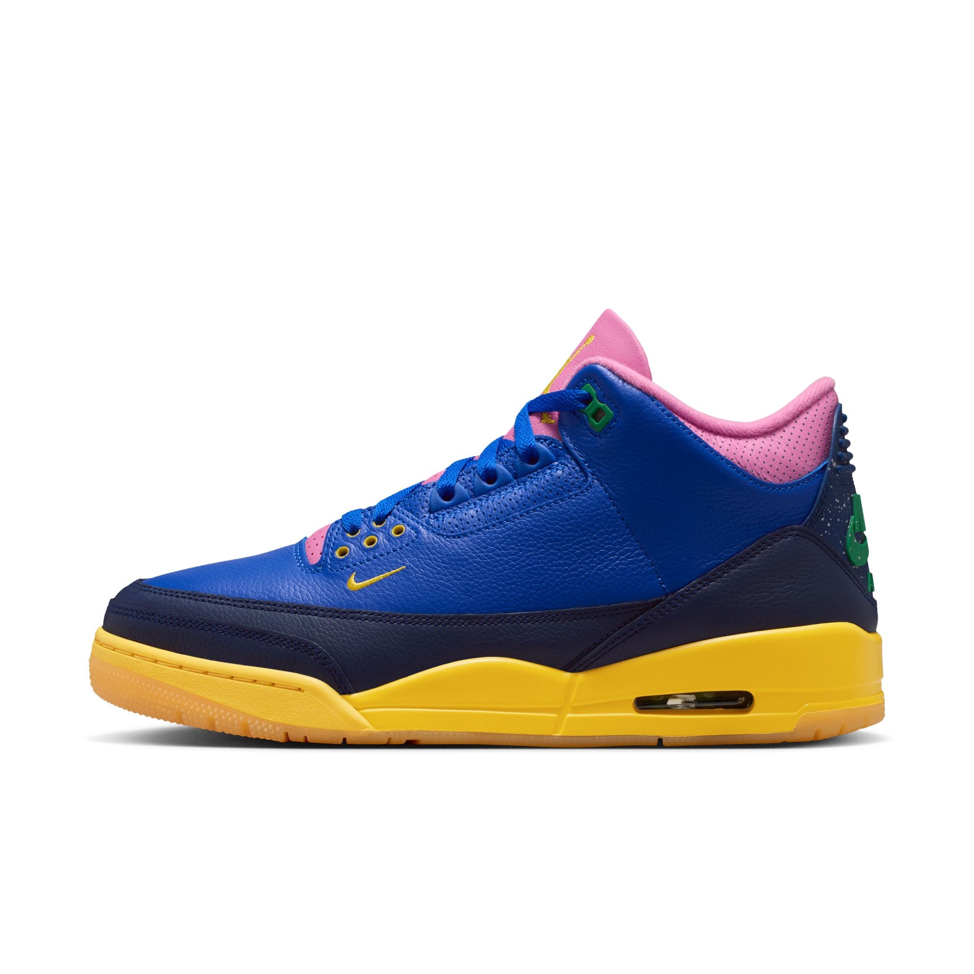 Men's Air Jordan 3 Retro OG "Brazil" - RACER BLUE/LUCKY GREEN-BLUE VOID