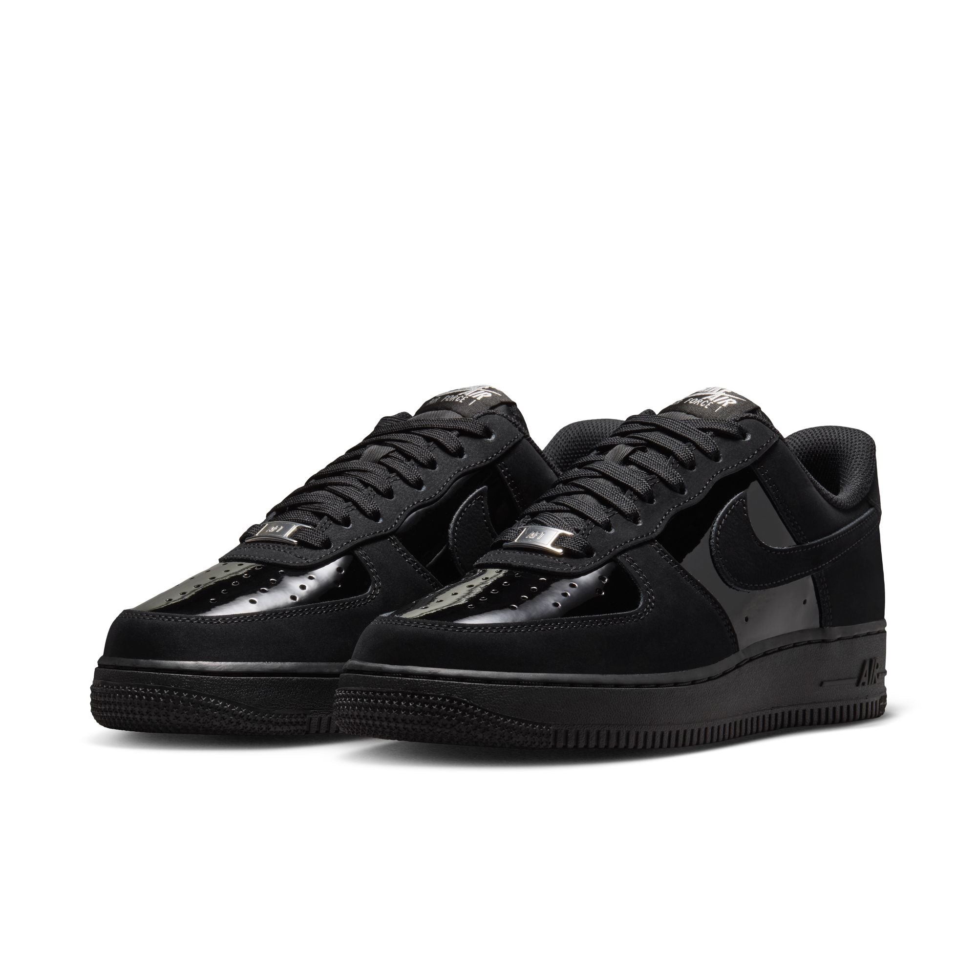 Women's Nike Air Force 1 '07 SE - BLACK/BLACK-METALLIC SILVER-ANTHRACITE