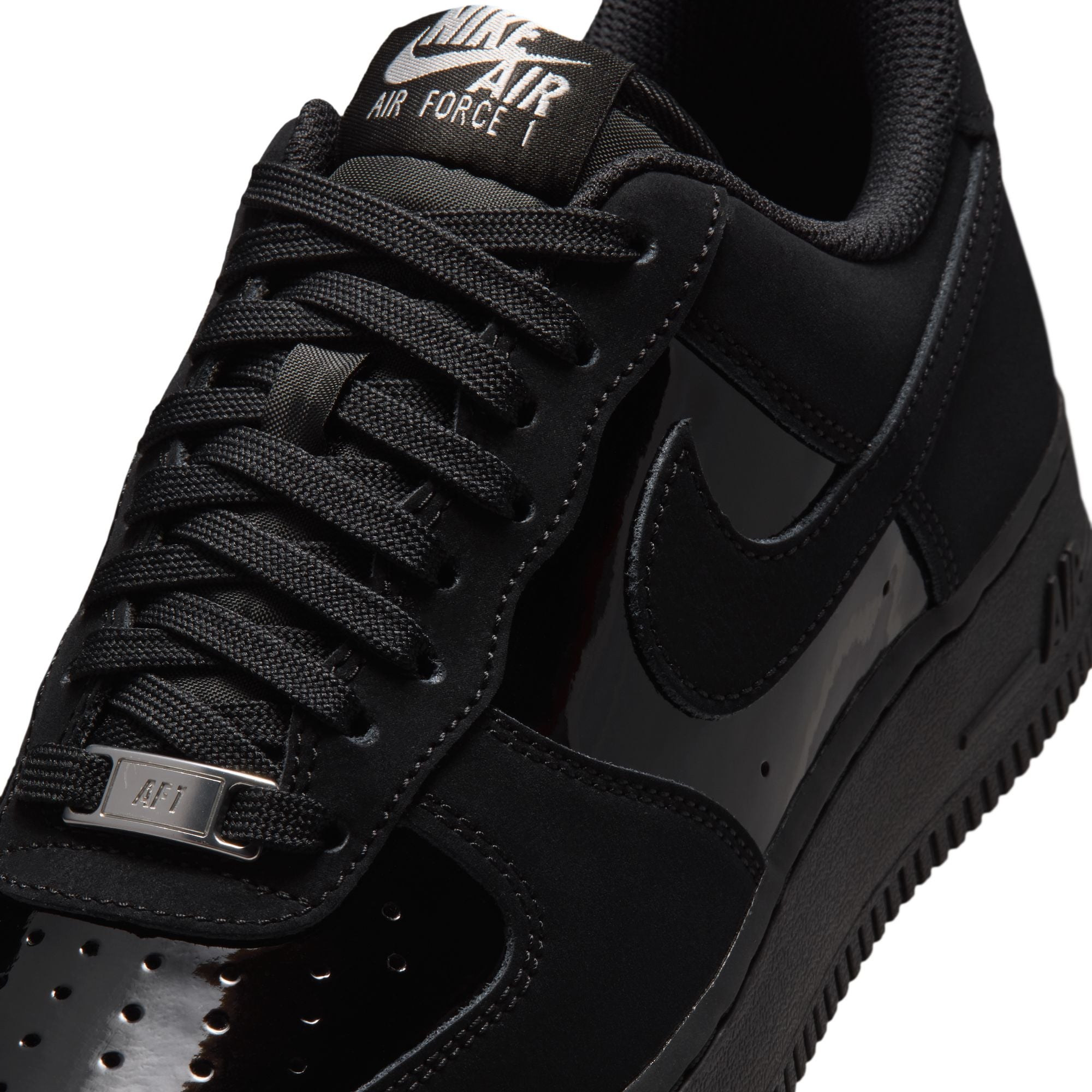 Women's Nike Air Force 1 '07 SE - BLACK/BLACK-METALLIC SILVER-ANTHRACITE
