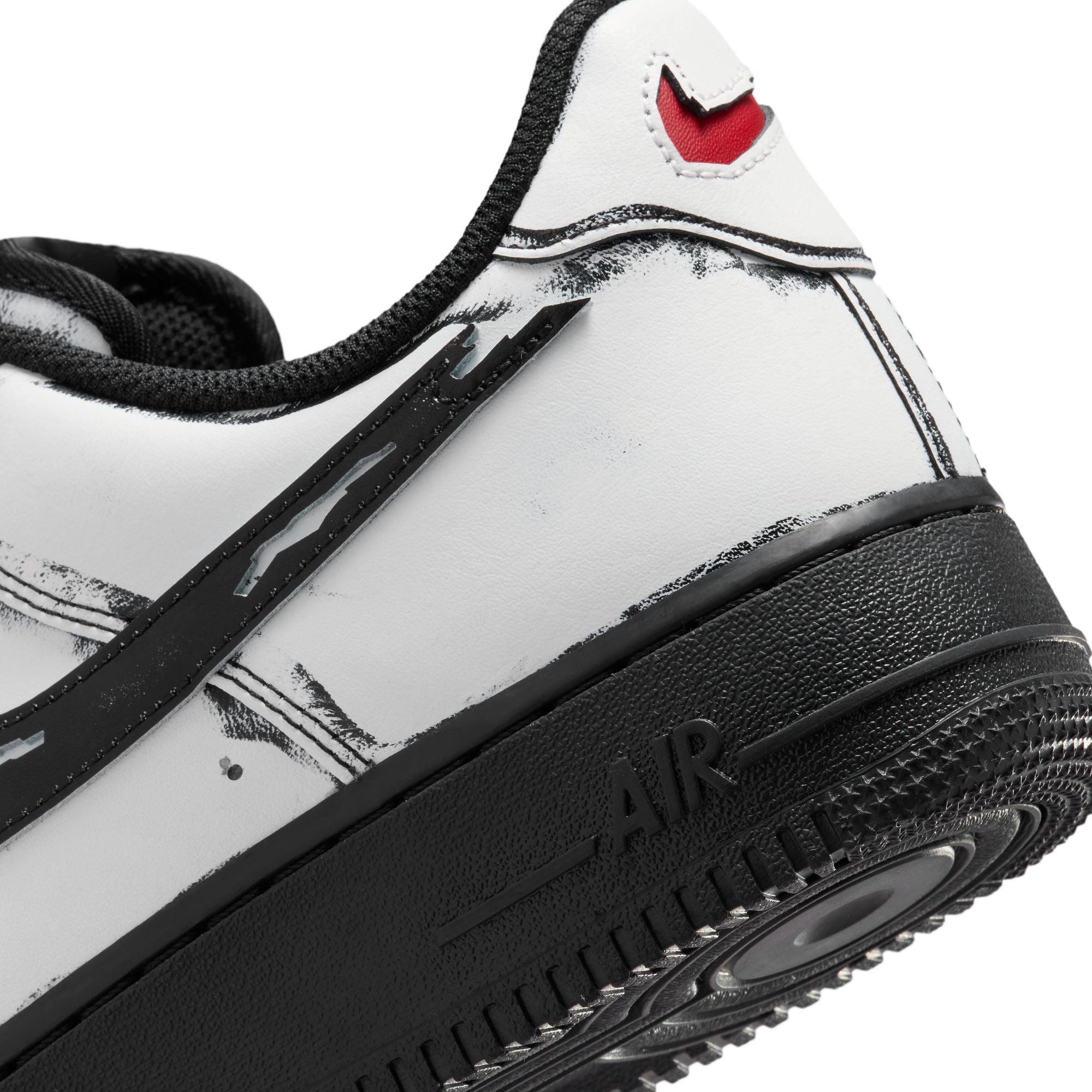Men's Nike Air Force 1 '07 LV8 - SUMMIT WHITE/METALLIC SILVER-BLACK