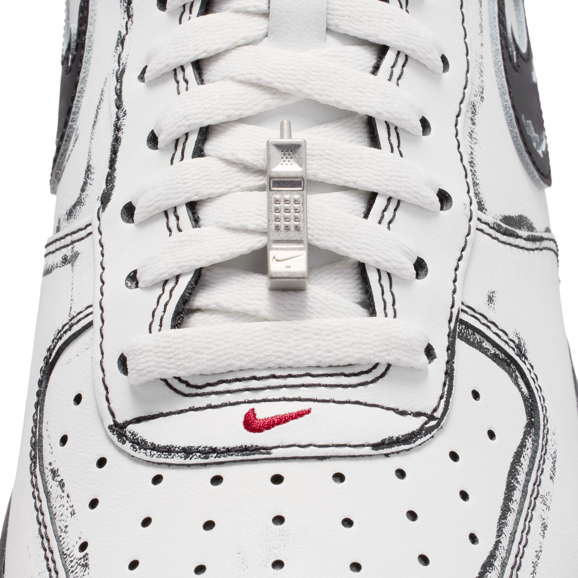 Men's Nike Air Force 1 '07 LV8 - SUMMIT WHITE/METALLIC SILVER-BLACK