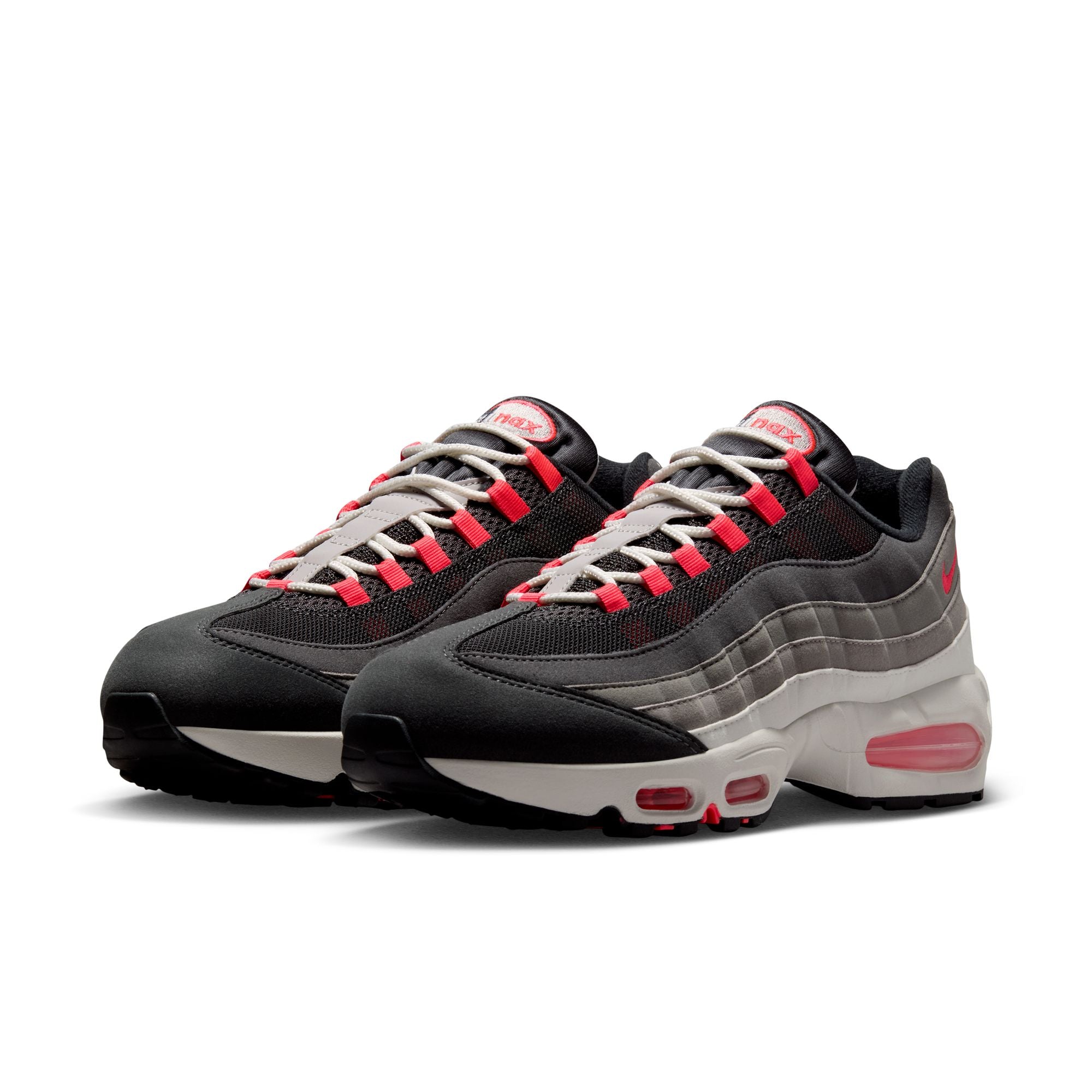 Men's Nike Air Max 95 Big Bubble-ANTHRACITE/SOLAR RED-LT GRAPHITE