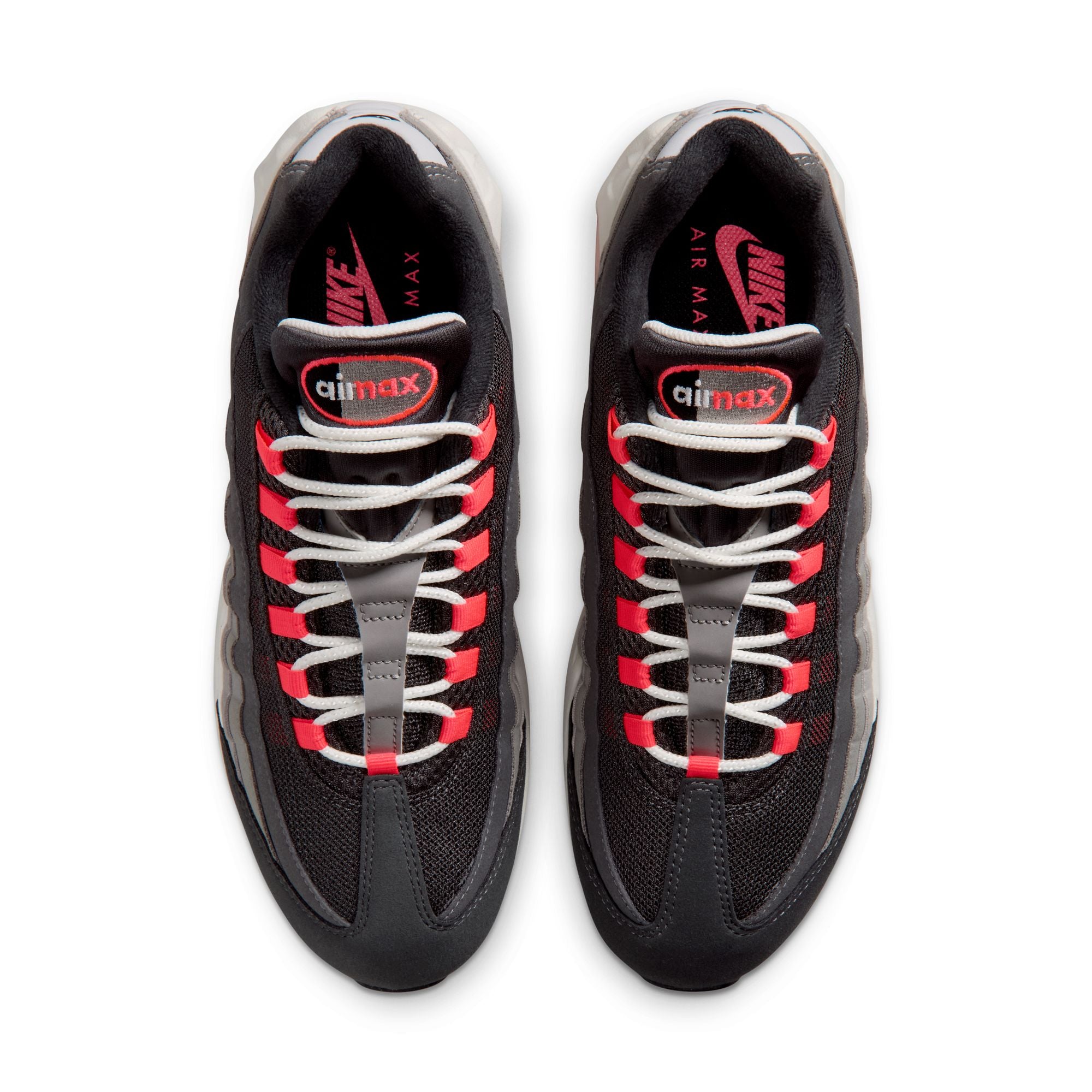 Men's Nike Air Max 95 Big Bubble-ANTHRACITE/SOLAR RED-LT GRAPHITE