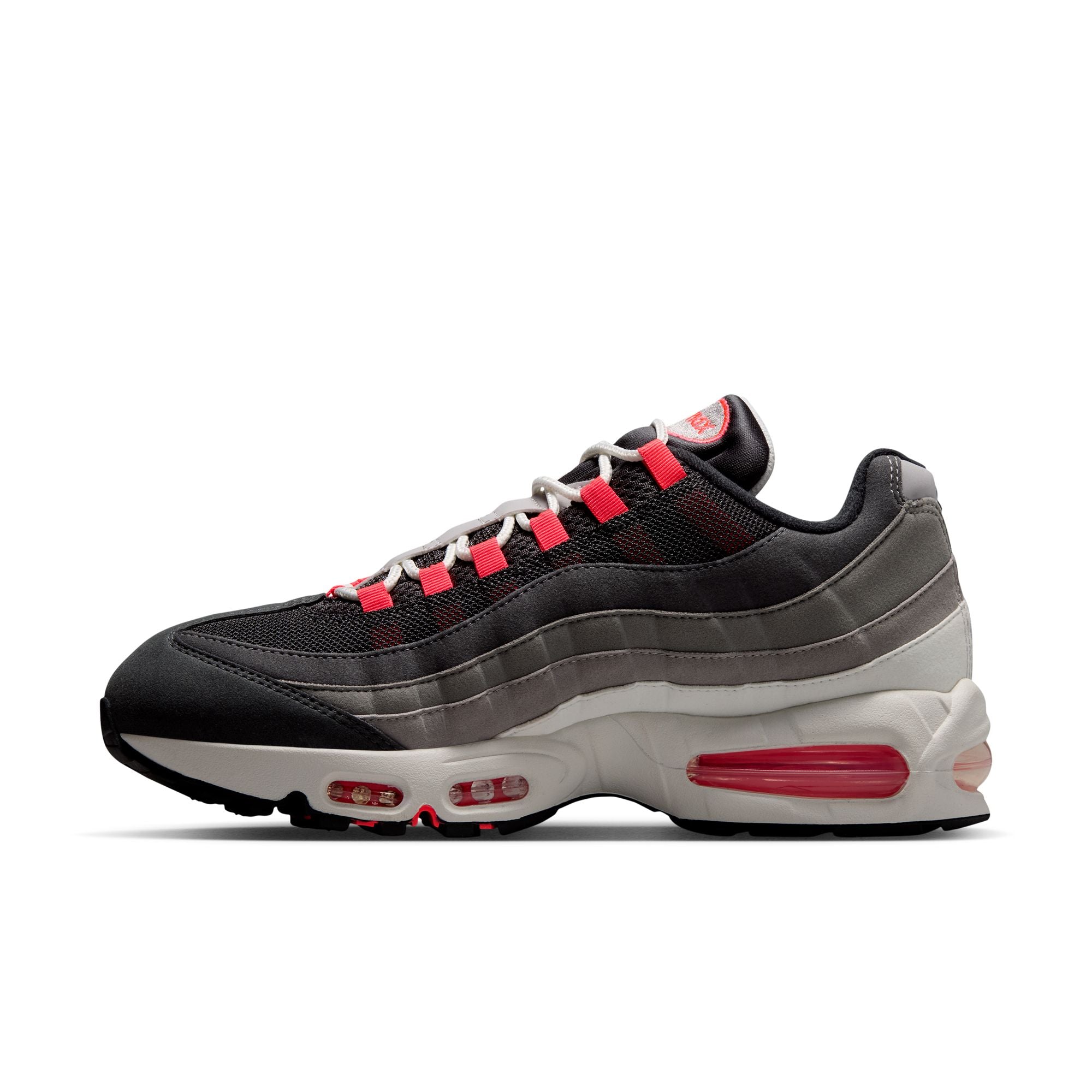 Men's Nike Air Max 95 Big Bubble-ANTHRACITE/SOLAR RED-LT GRAPHITE