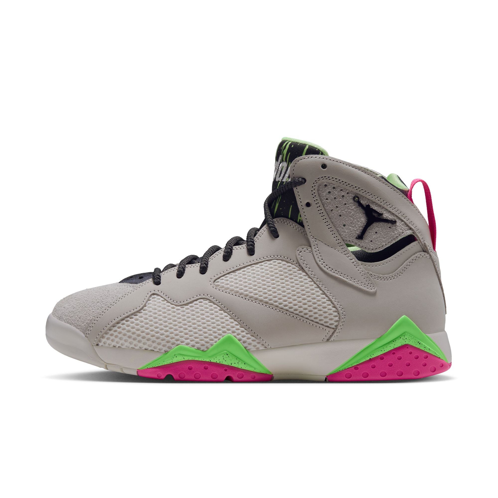 Men's Air Jordan 7 Retro "Tennis Day" - PHANTOM/ANTHRACITE-LIME BLAST-PINK BLAST